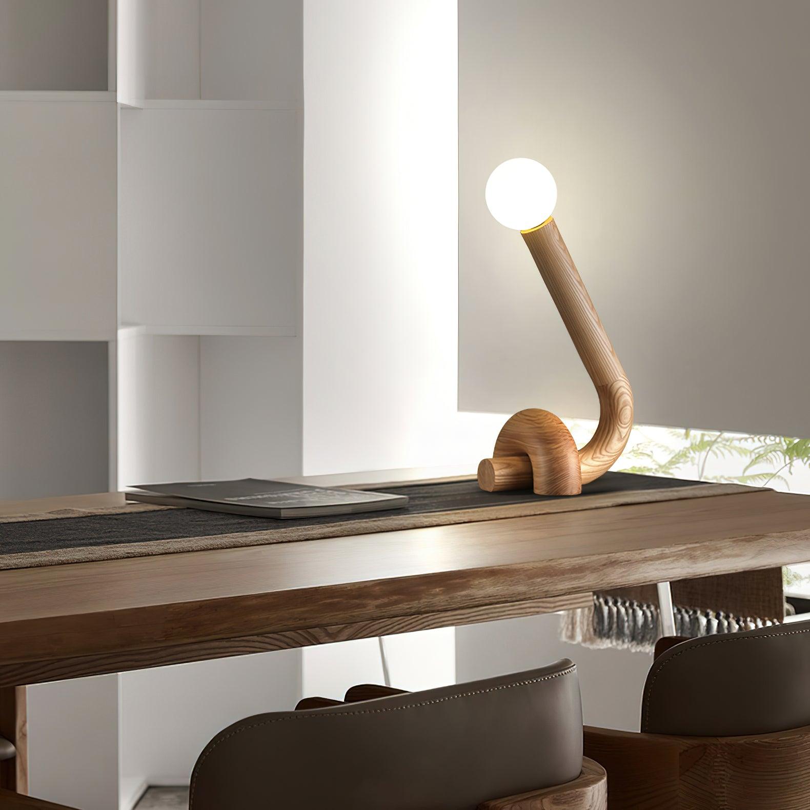 Arcus Fashion Wood Table Lamp