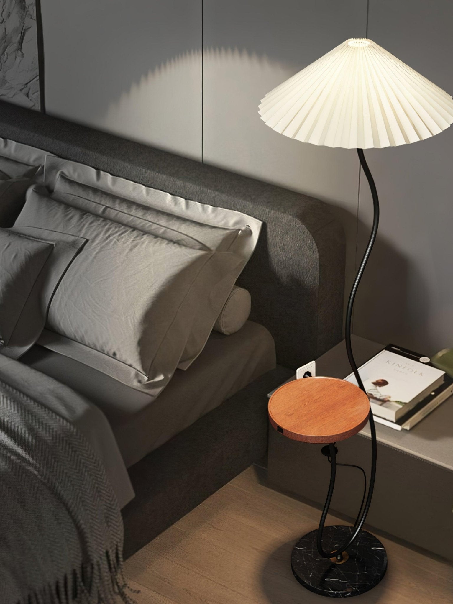 Ghel Minimalist Wood Floor Lamp