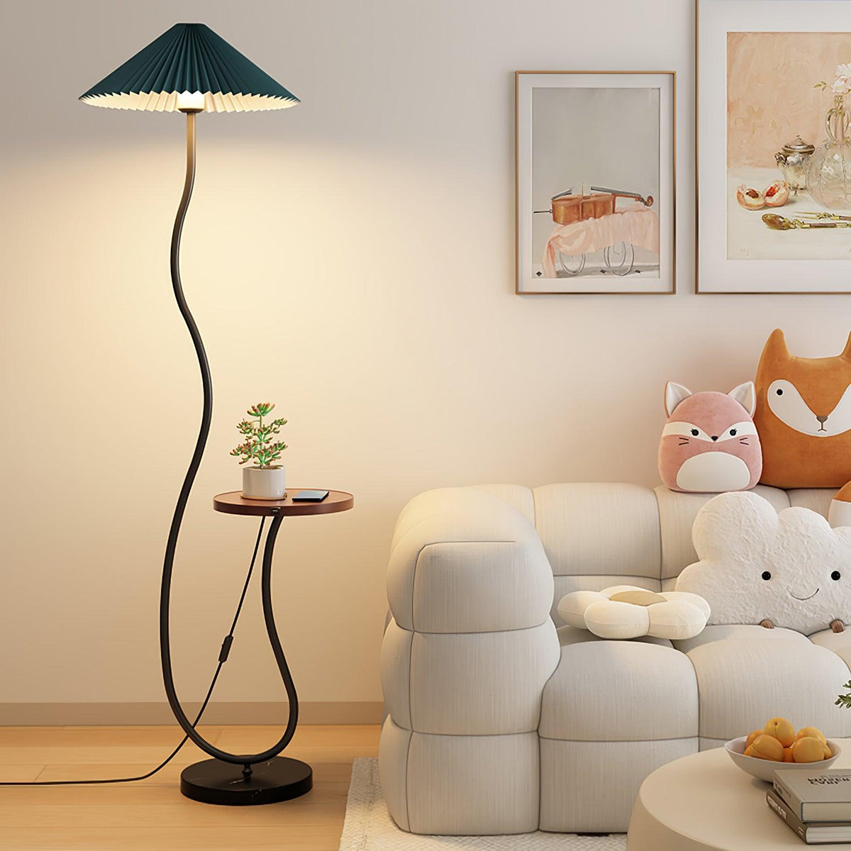 Ghel Minimalist Wood Floor Lamp