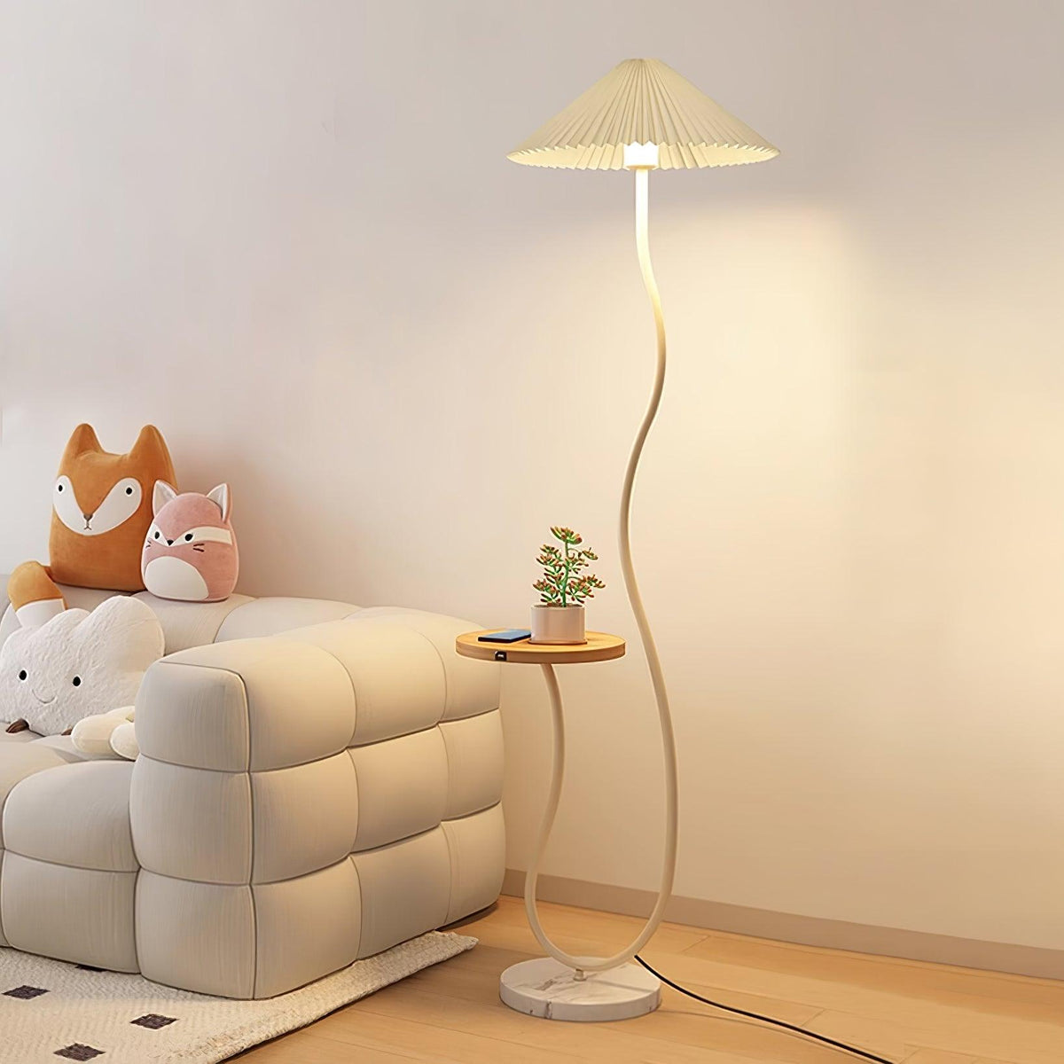 Ghel Minimalist Wood Floor Lamp
