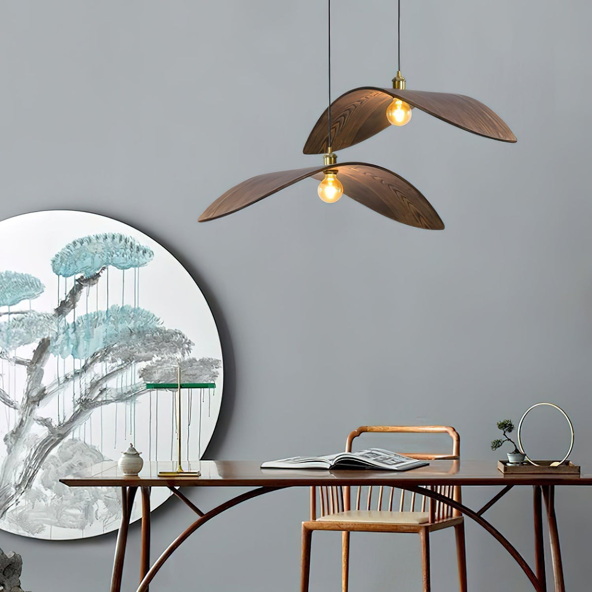 Palten Nordic Art Wooden Pendant Lamp