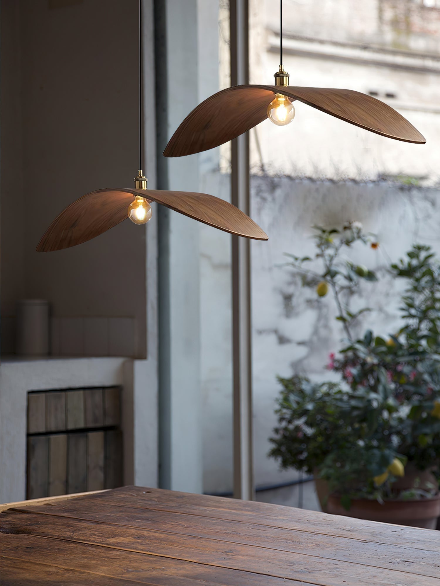 Palten Nordic Art Wooden Pendant Lamp