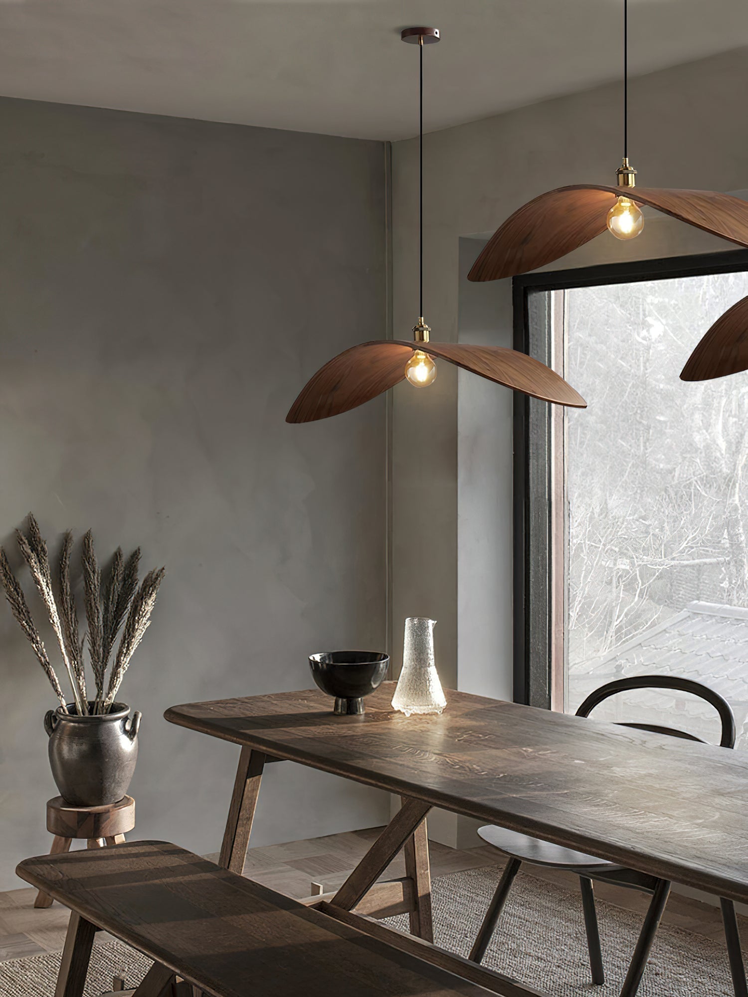 Palten Nordic Art Wooden Pendant Lamp