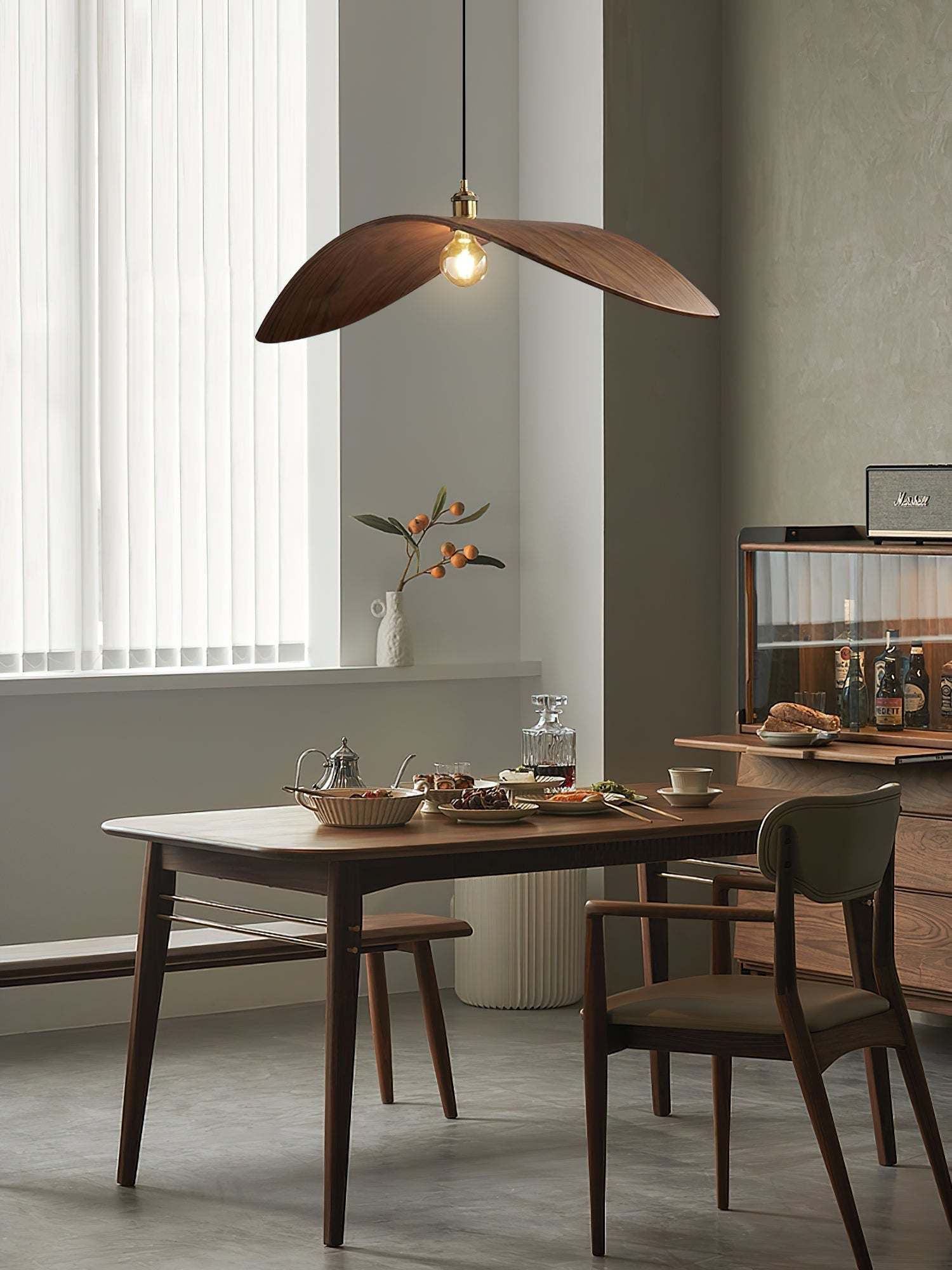 Palten Nordic Art Wooden Pendant Lamp