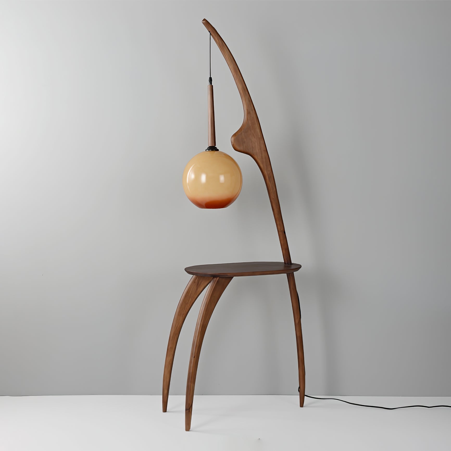 Selisora Curved Mantis Arm Floor Lamp