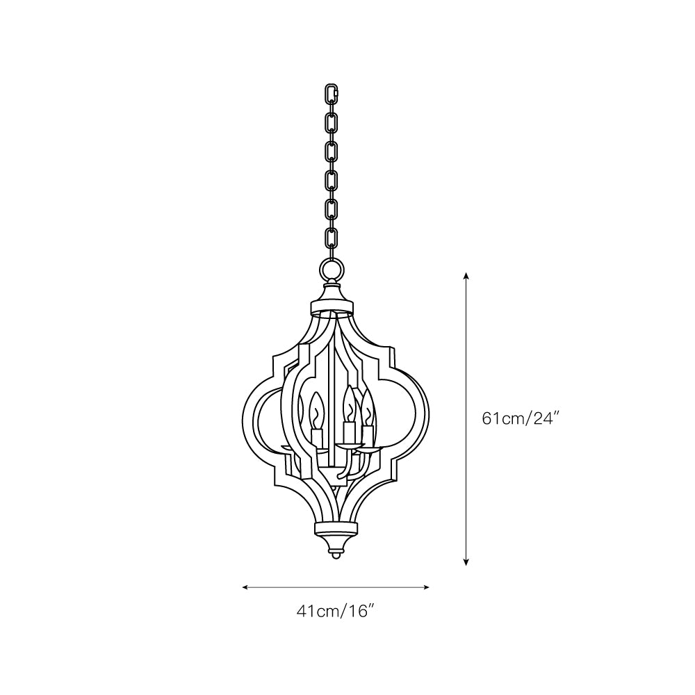 Fervor Wooden Chandelier