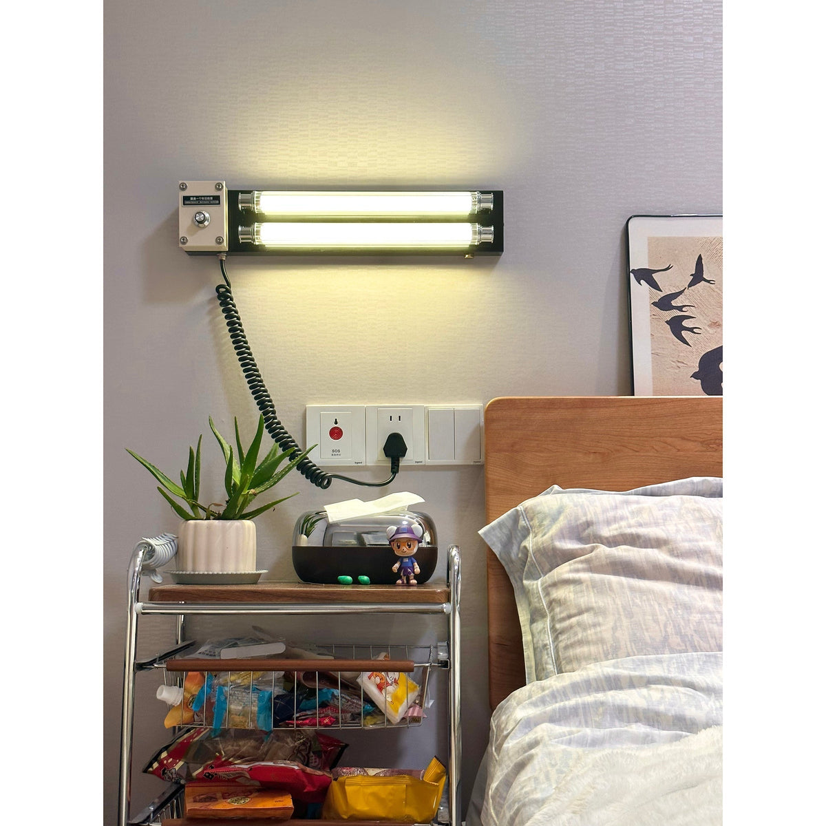 Cutshall Plug-in Wall Lamp