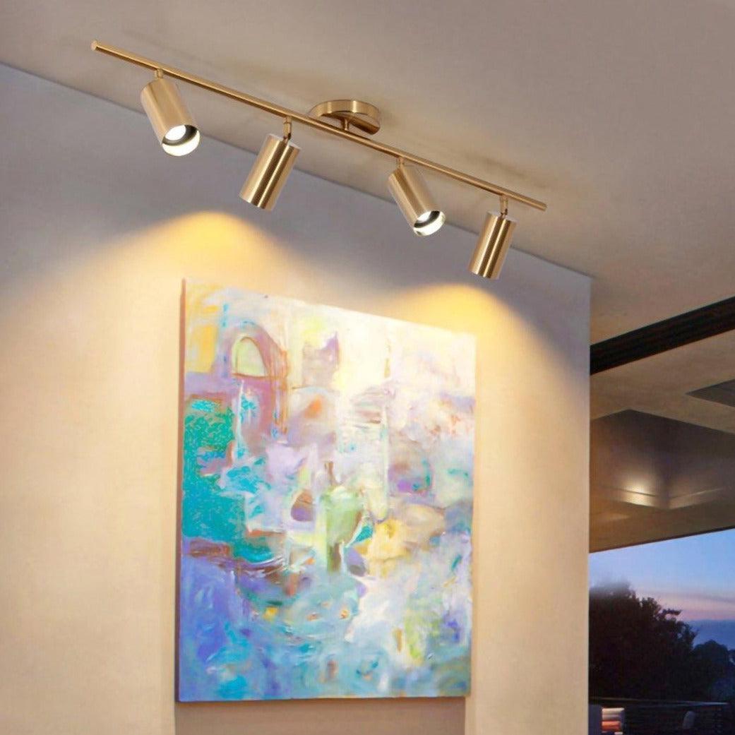 Ezveno Modern Minimalist Brass Ceiling Lamp