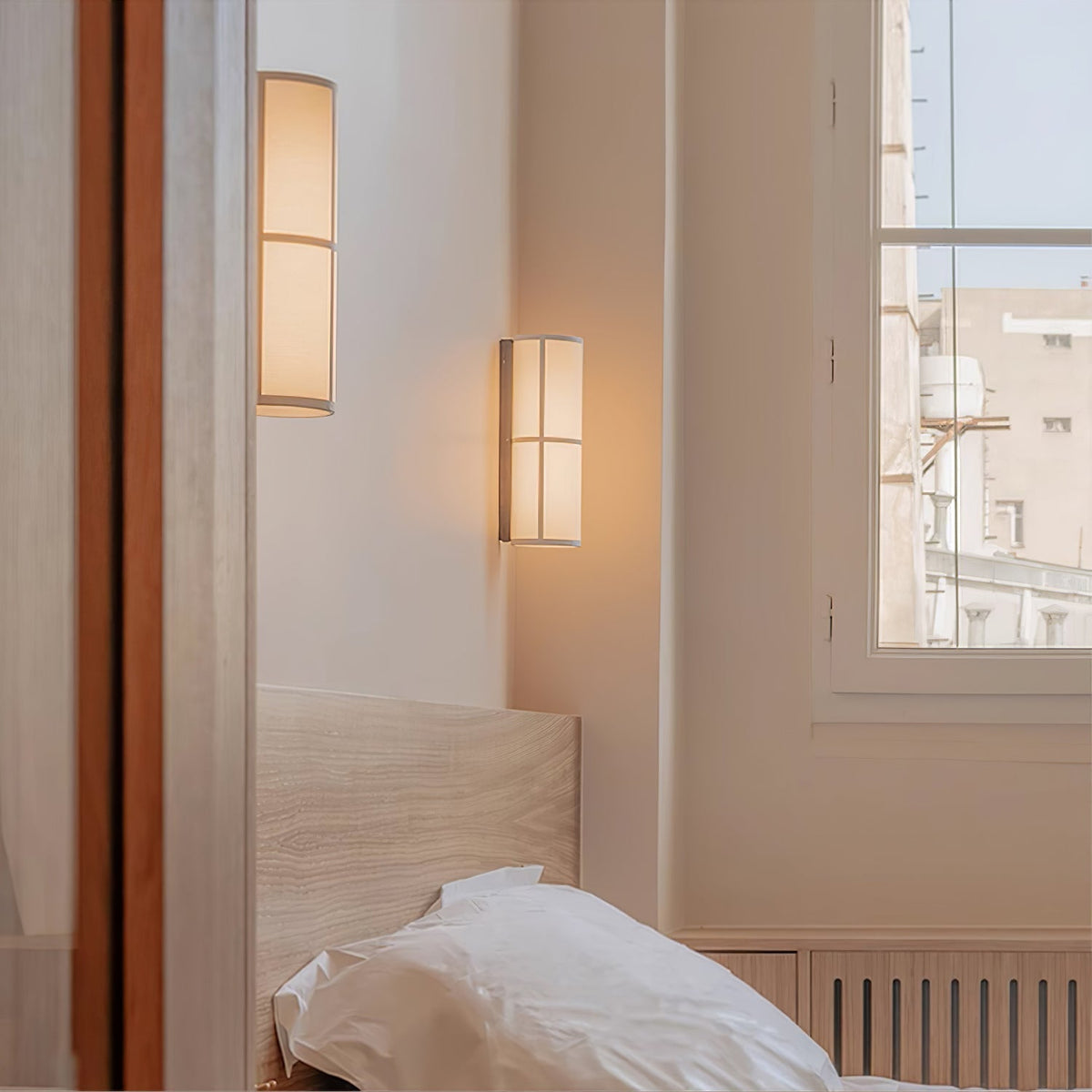 Mirinella Wall Lamp Cylinder Fabric Soft Glow
