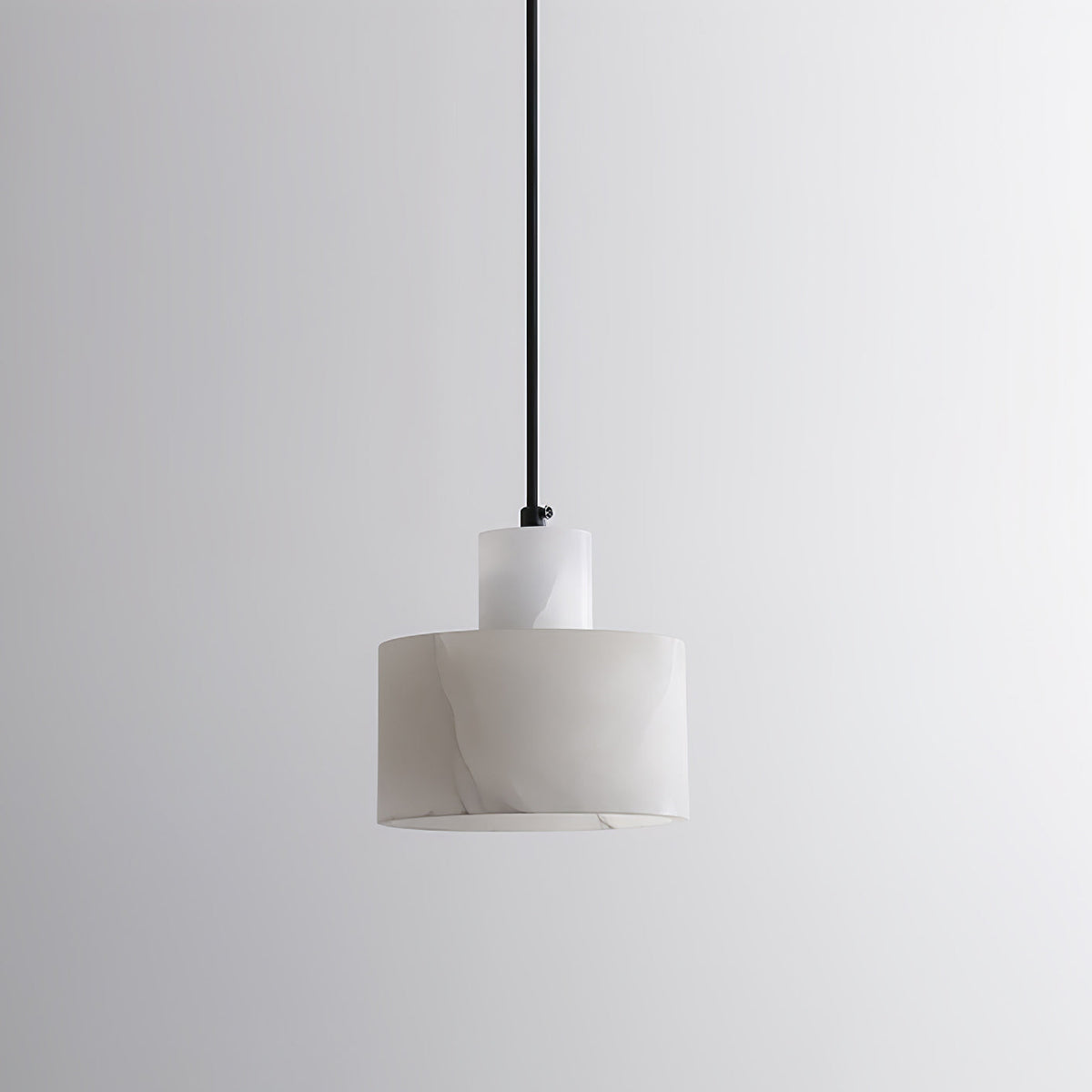 Alabaster  Pendant Lgiht Dual Cylindrical