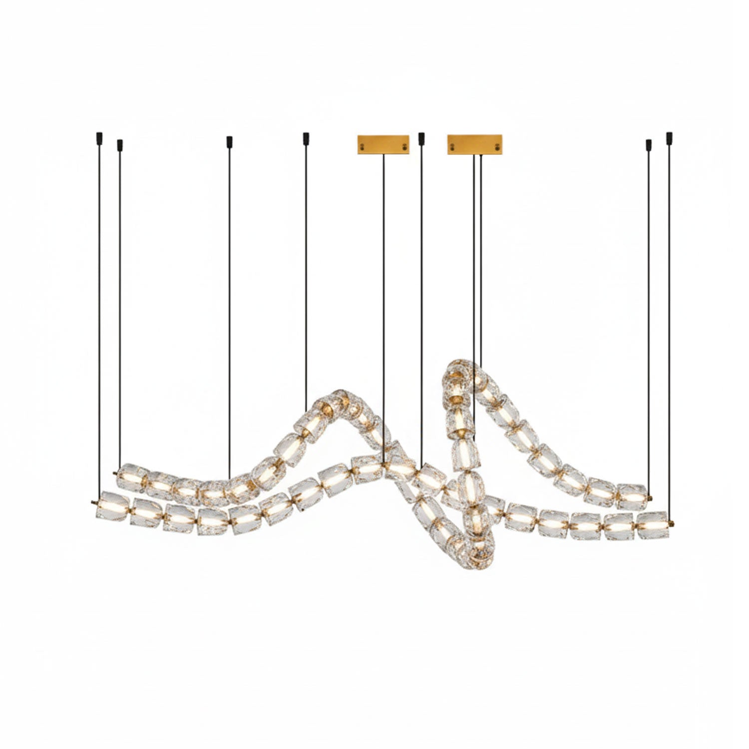 Nexus Gold  Crystal Chandelier