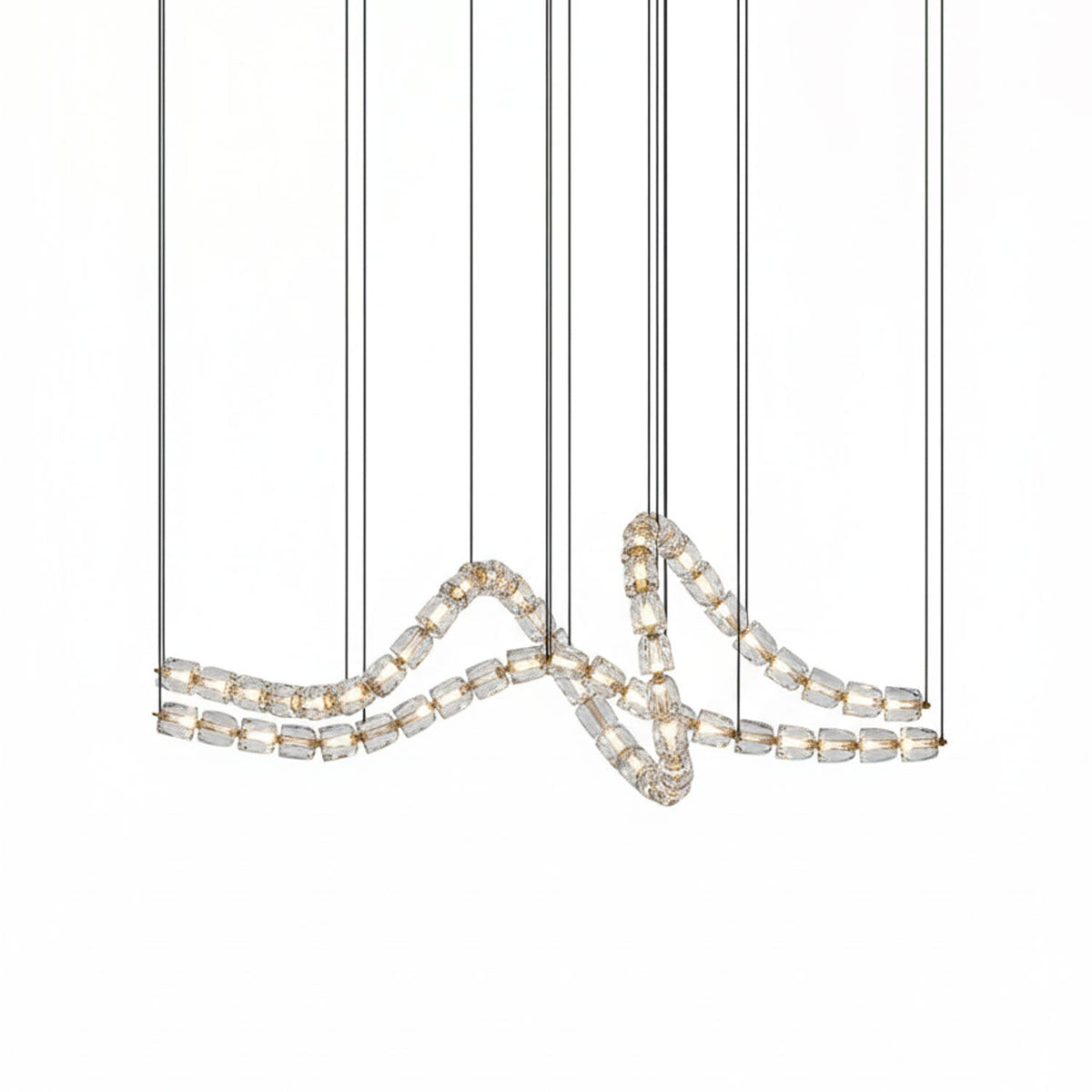 Nexus Gold  Crystal Chandelier