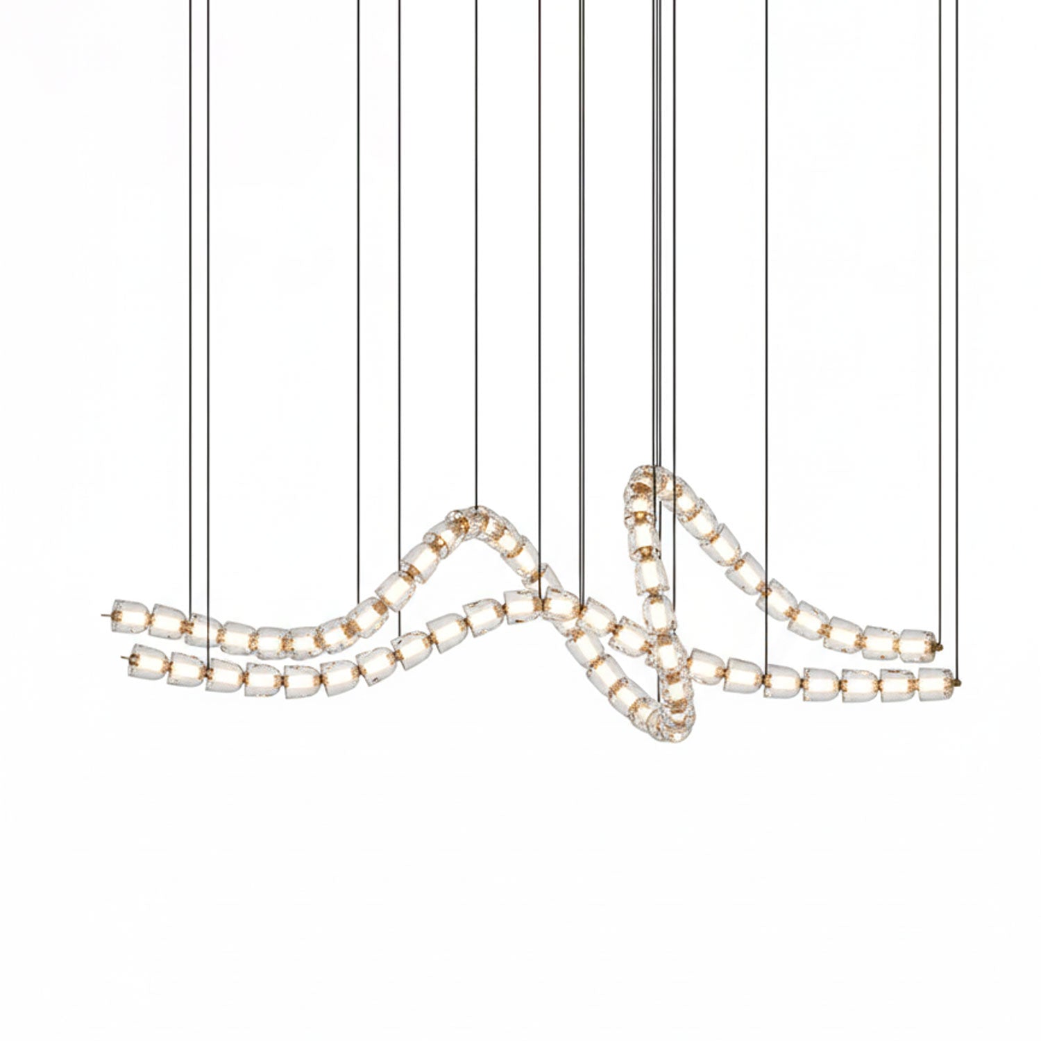 Nexus Gold  Crystal Chandelier