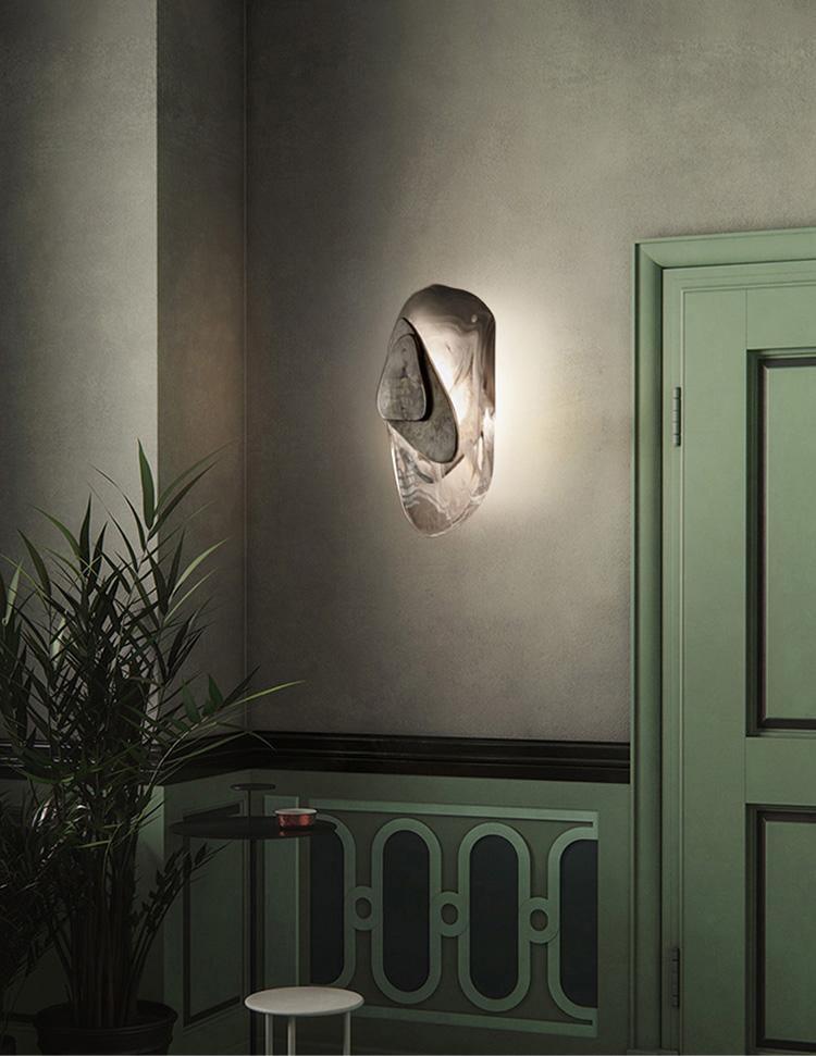 Gana Premium Nordic Art Glass Wall Lamp