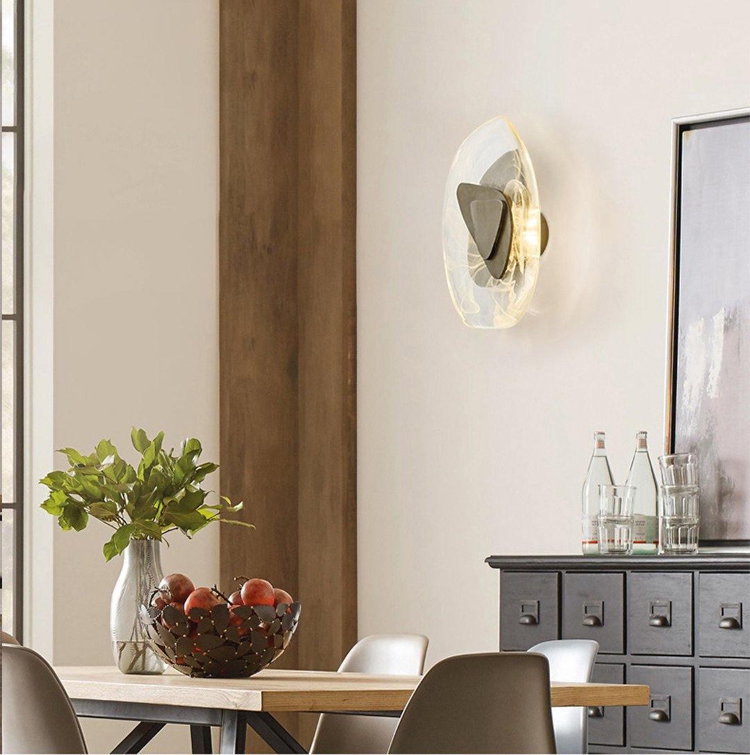 Gana Premium Nordic Art Glass Wall Lamp