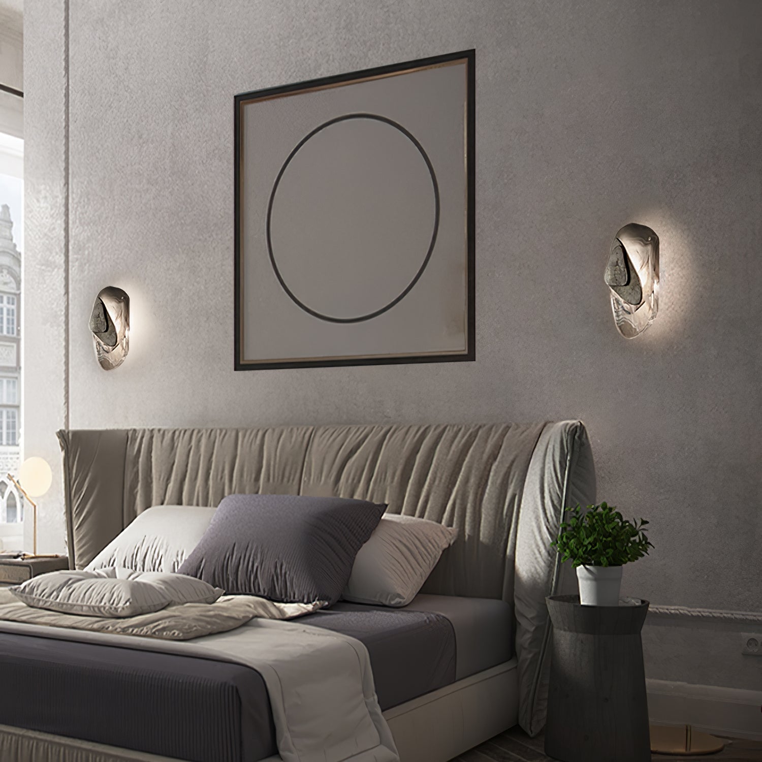 Gana Premium Nordic Art Glass Wall Lamp