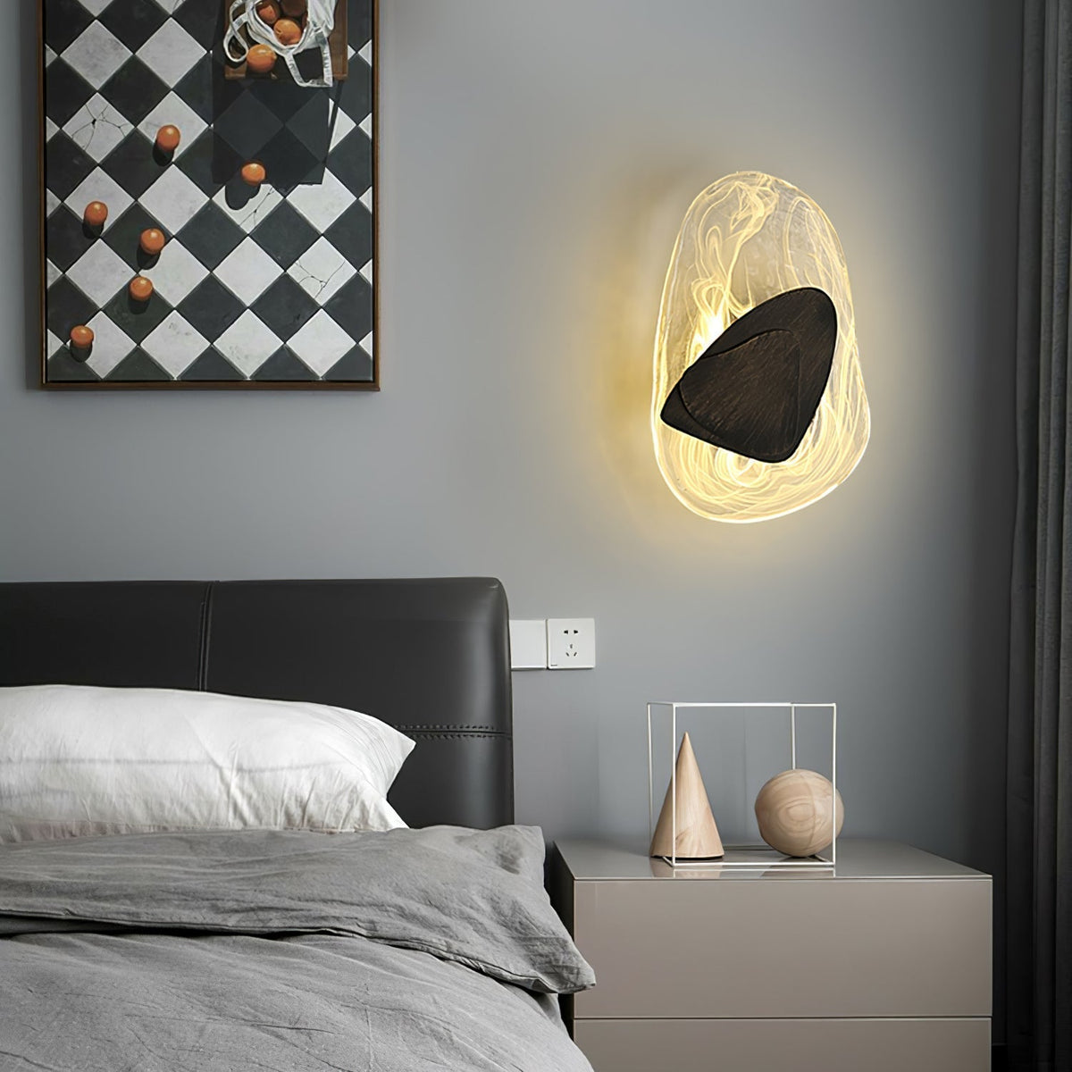Gana Premium Nordic Art Glass Wall Lamp