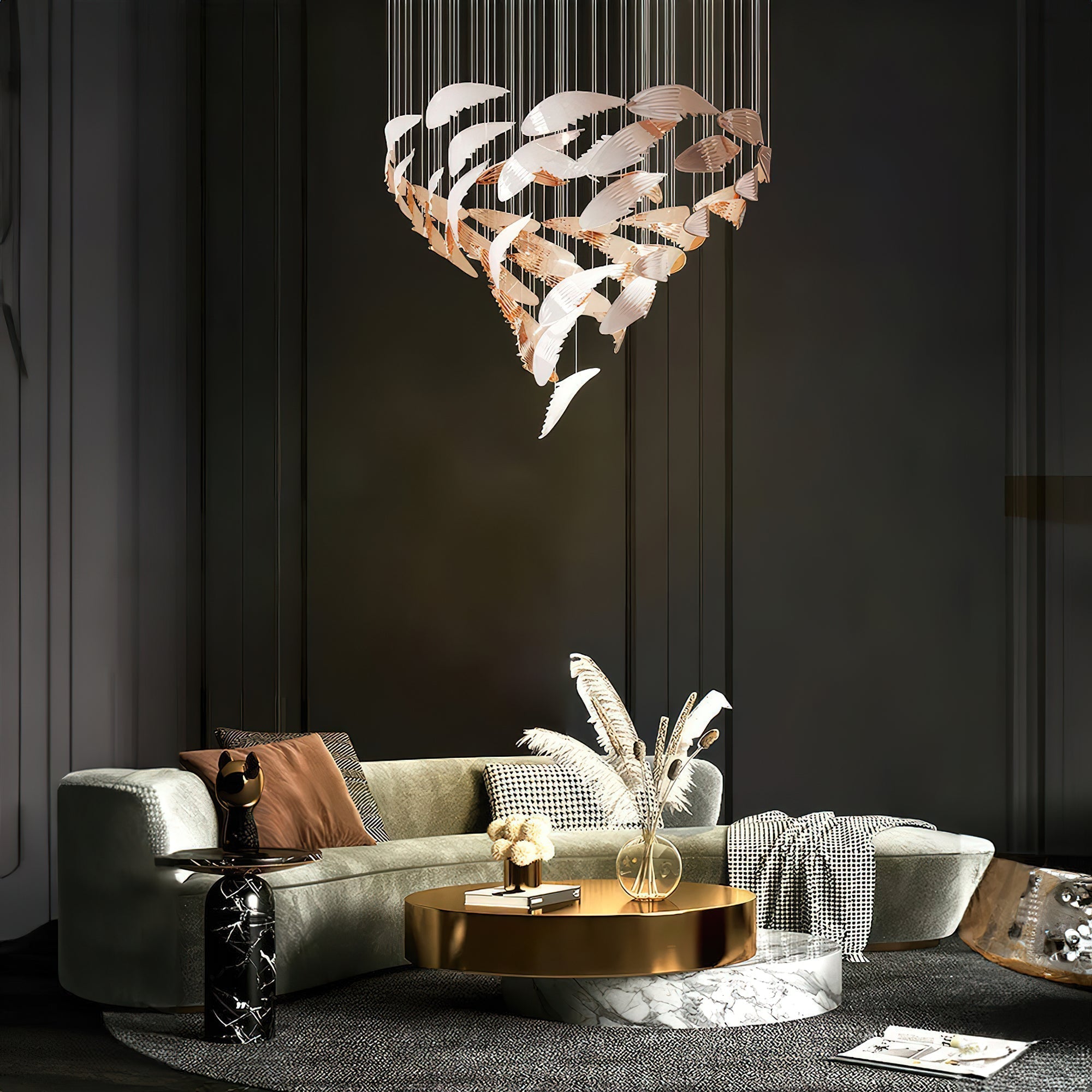 Alvenan Bird Flock Chandelier
