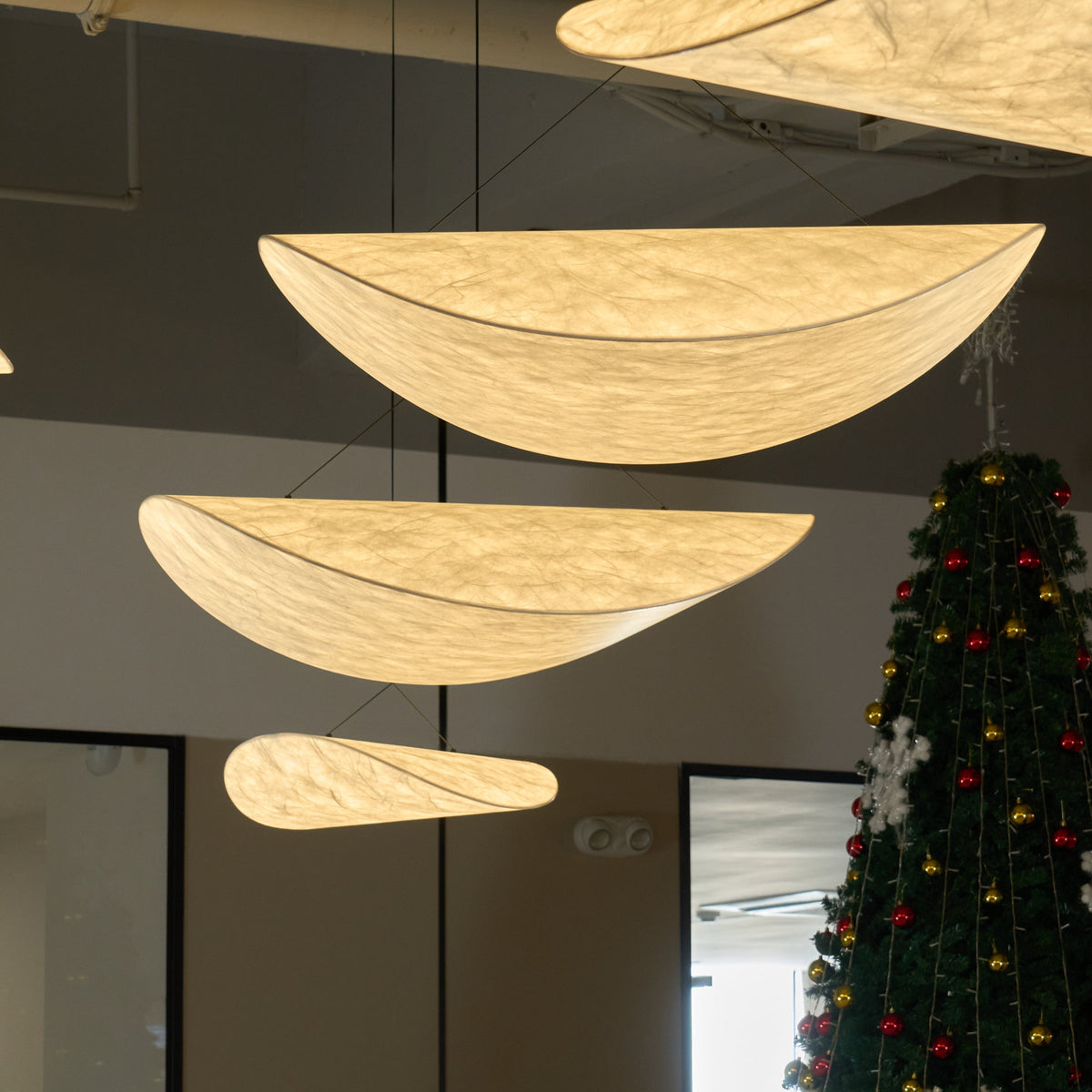 Luminette Minimalist Silk Pendant Light