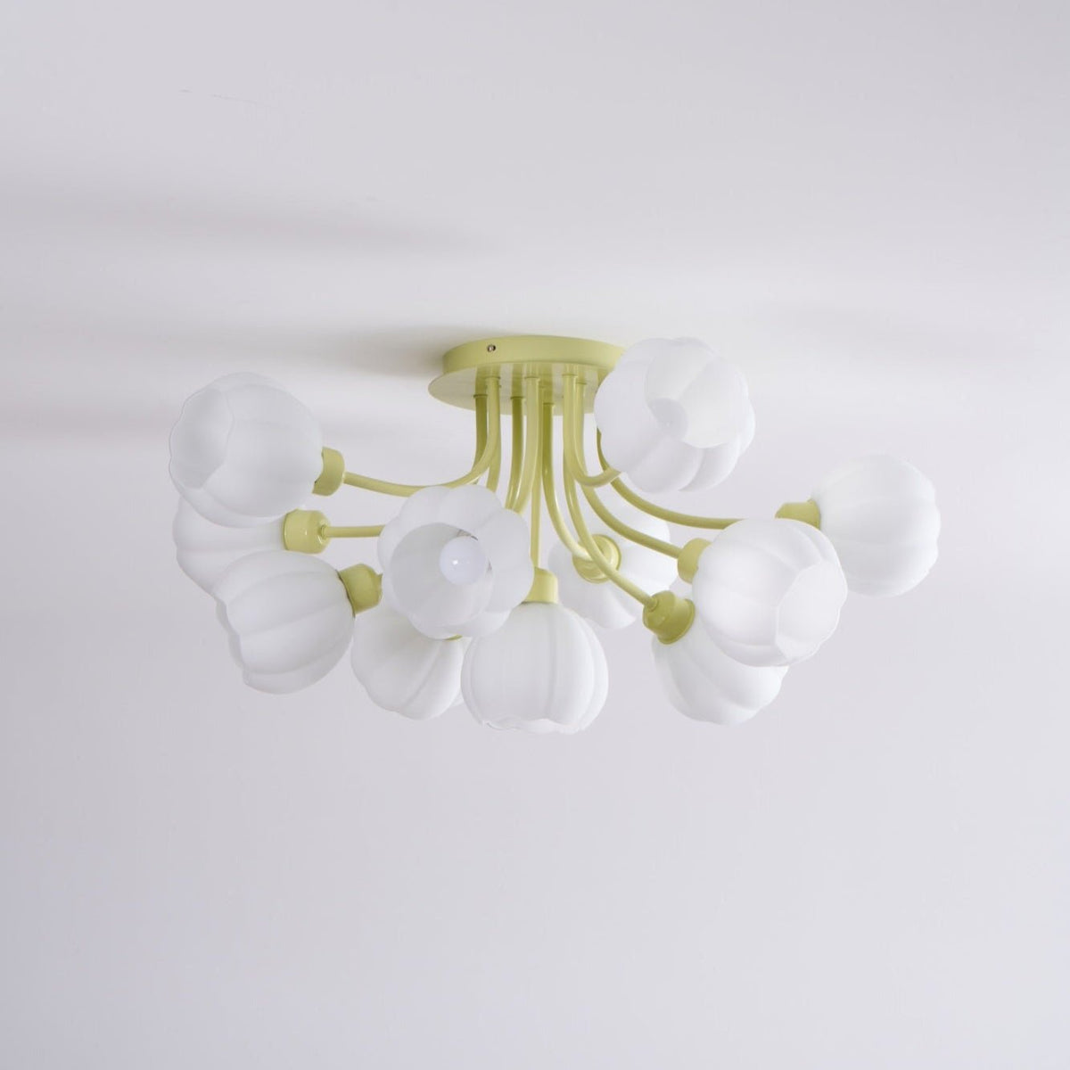 Zenorarae Elegance Matcha Glass Ceiling Lamp