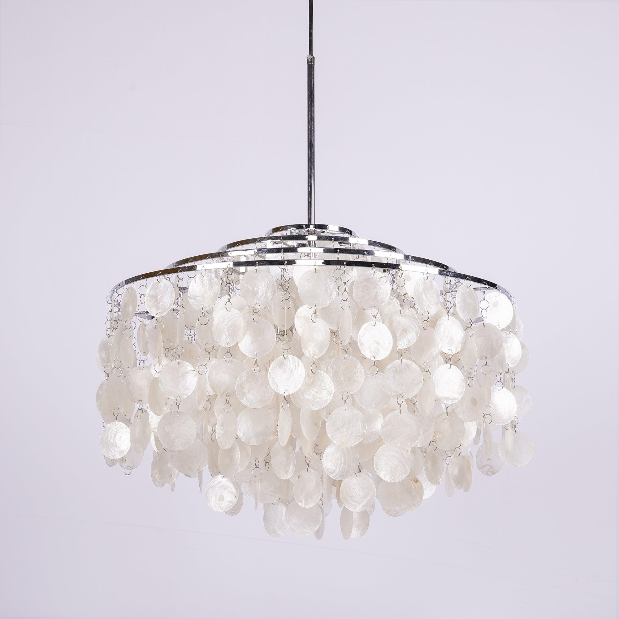 Rivena Pendant Lamp Round Shell Ring