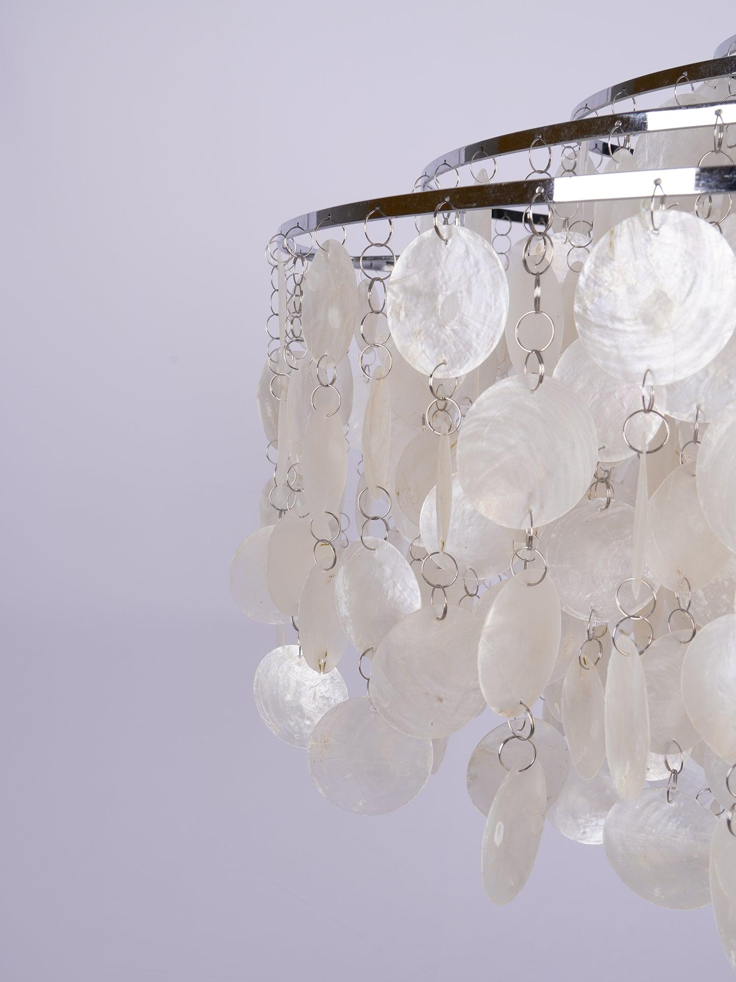 Rivena Pendant Lamp Round Shell Ring