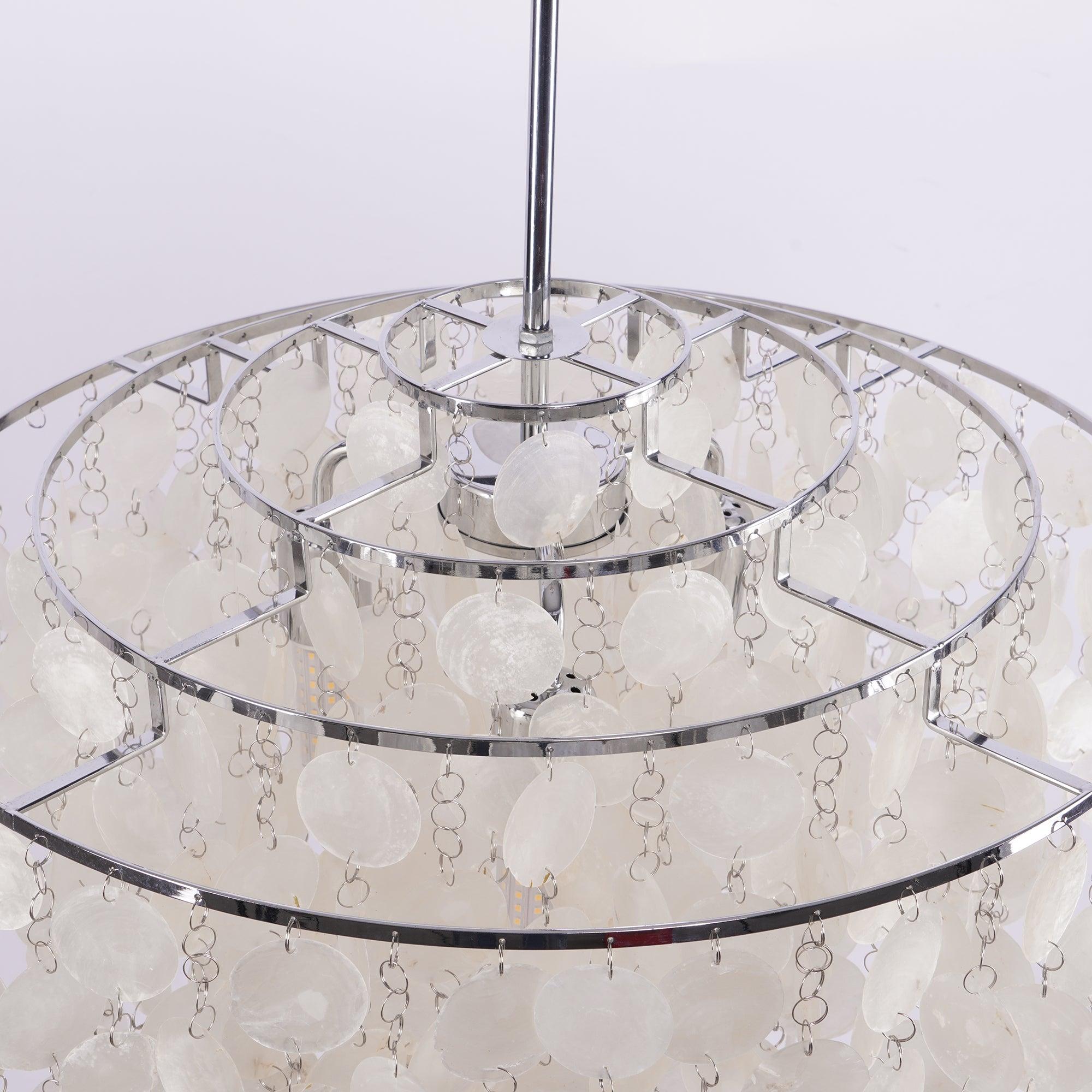 Rivena Pendant Lamp Round Shell Ring