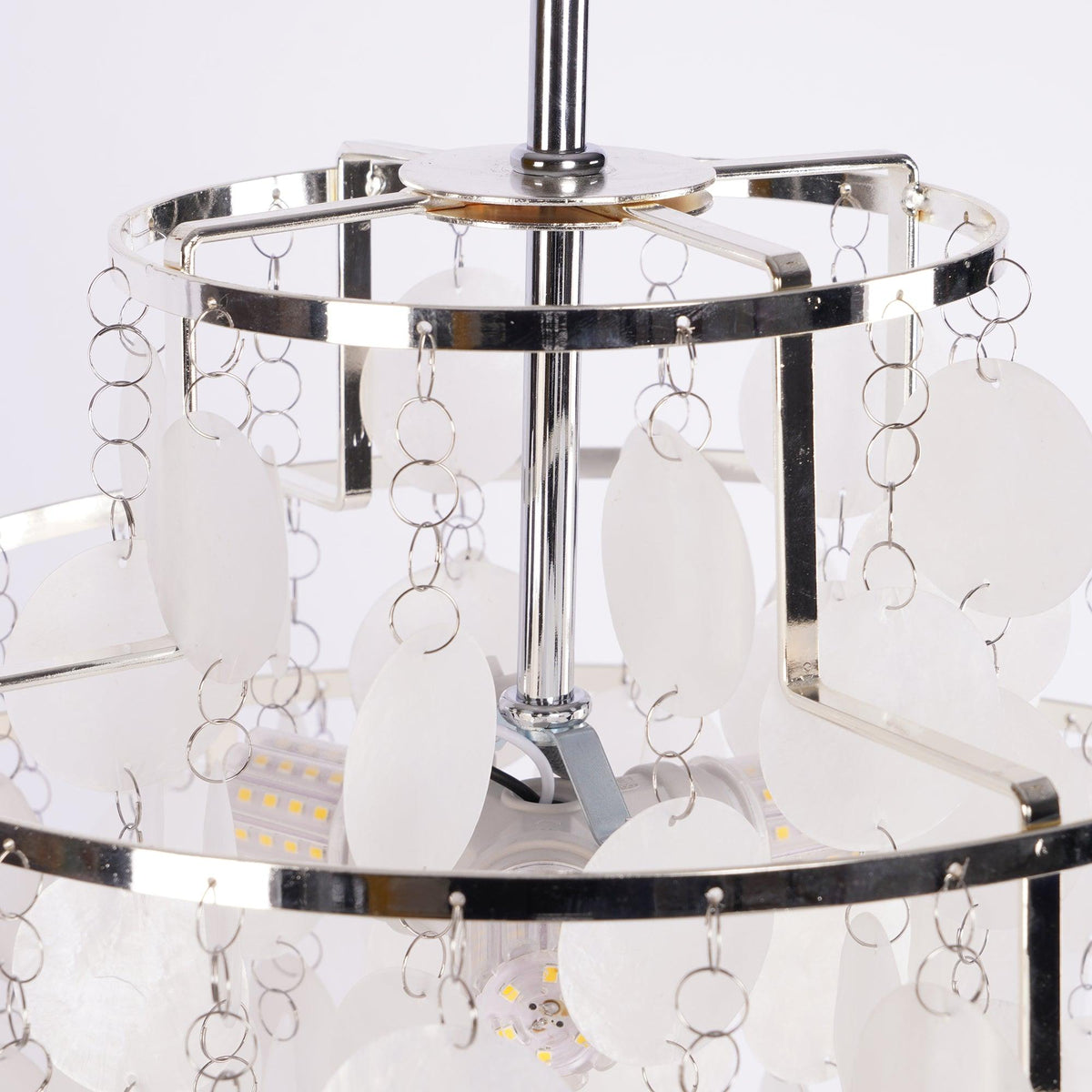 Rivena Pendant Lamp Round Shell Ring
