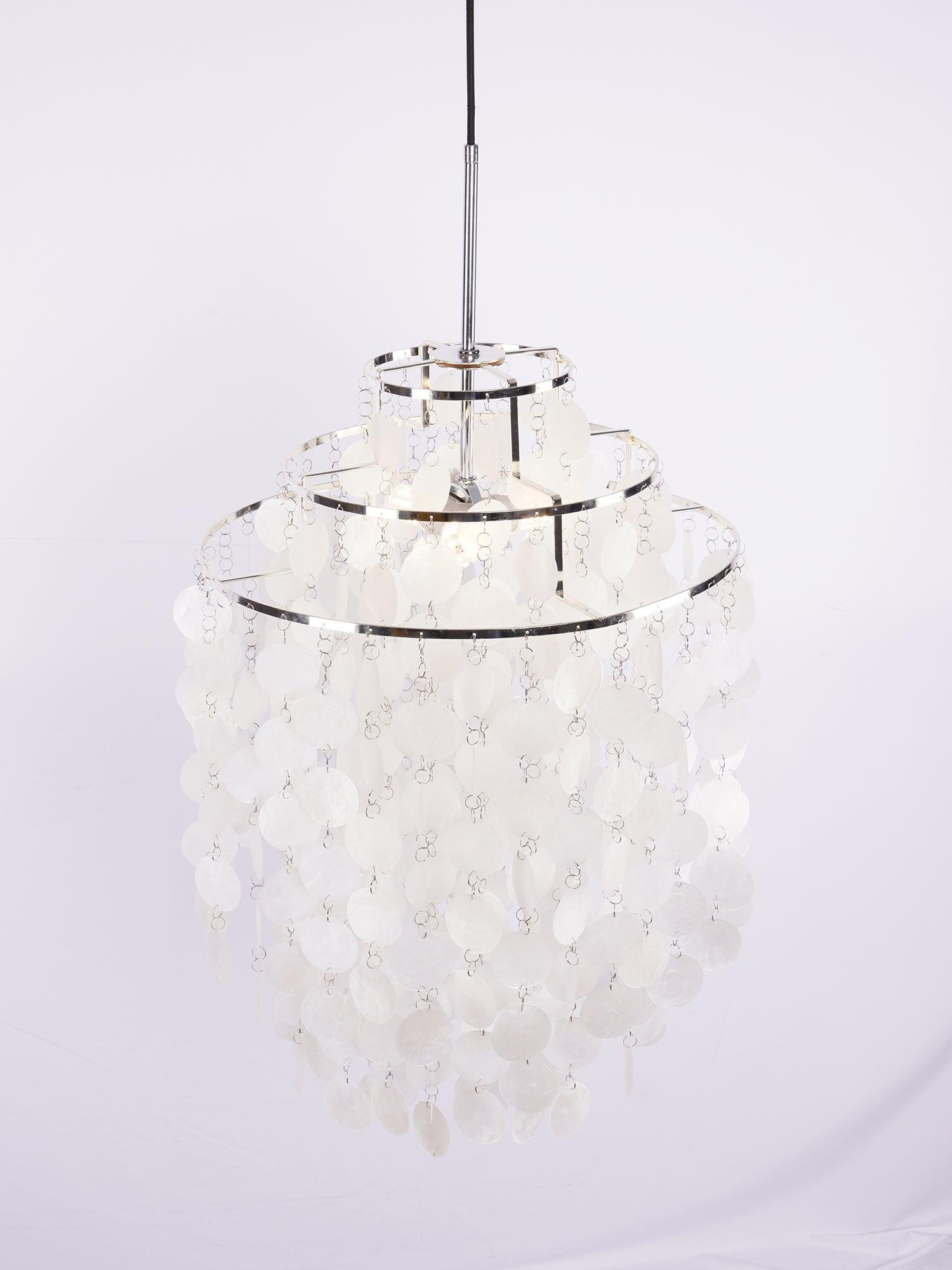 Rivena Pendant Lamp Round Shell Ring