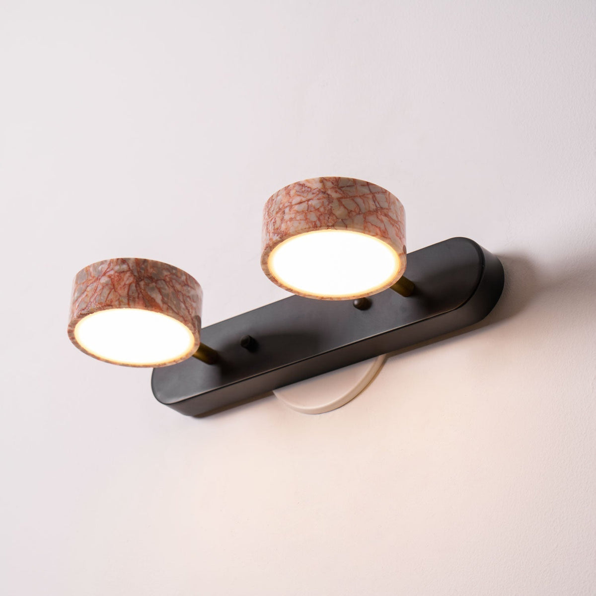 Orshaa Linear Travertine Vanity Light