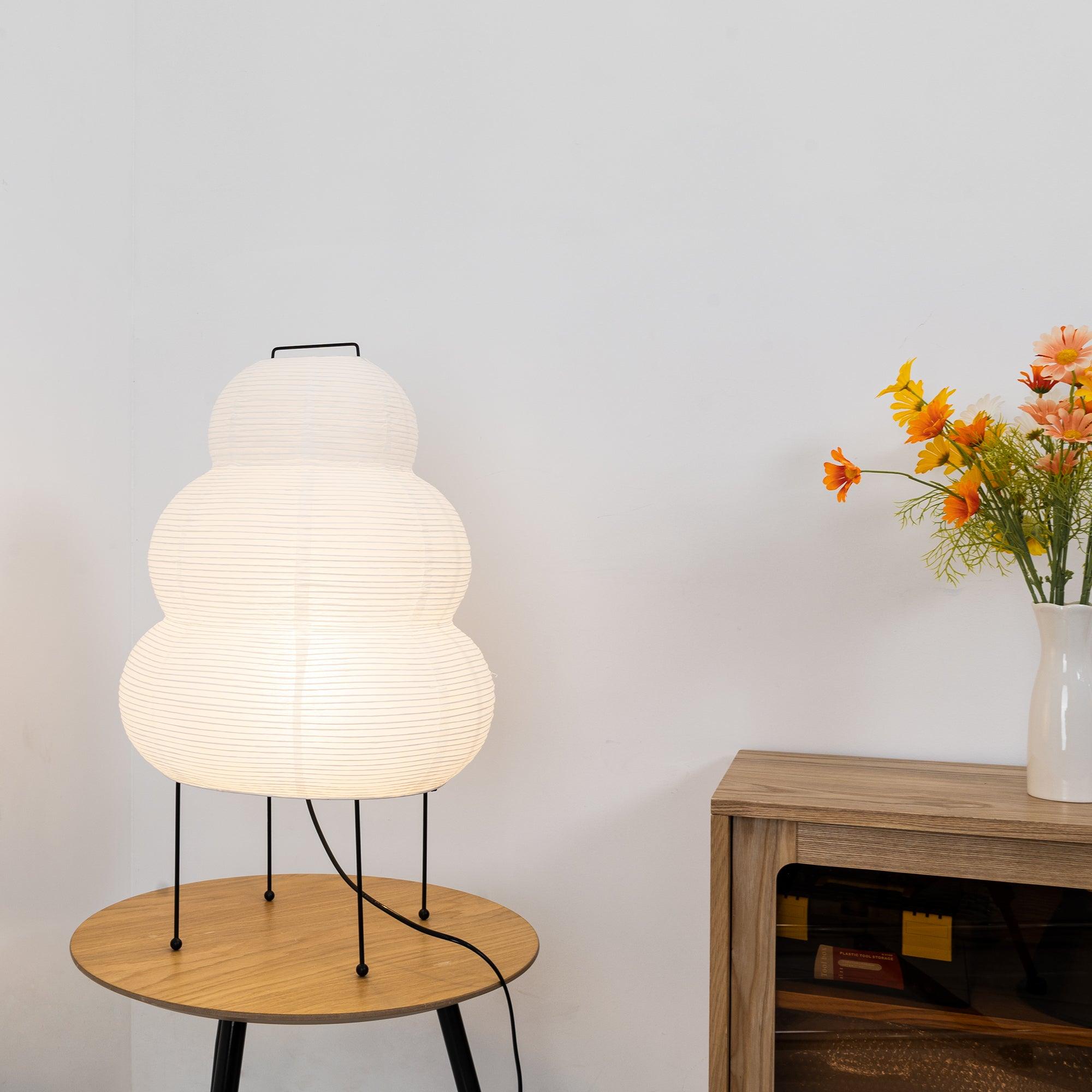 Tranquilux Paper Japanese-Inspired Table Lamp