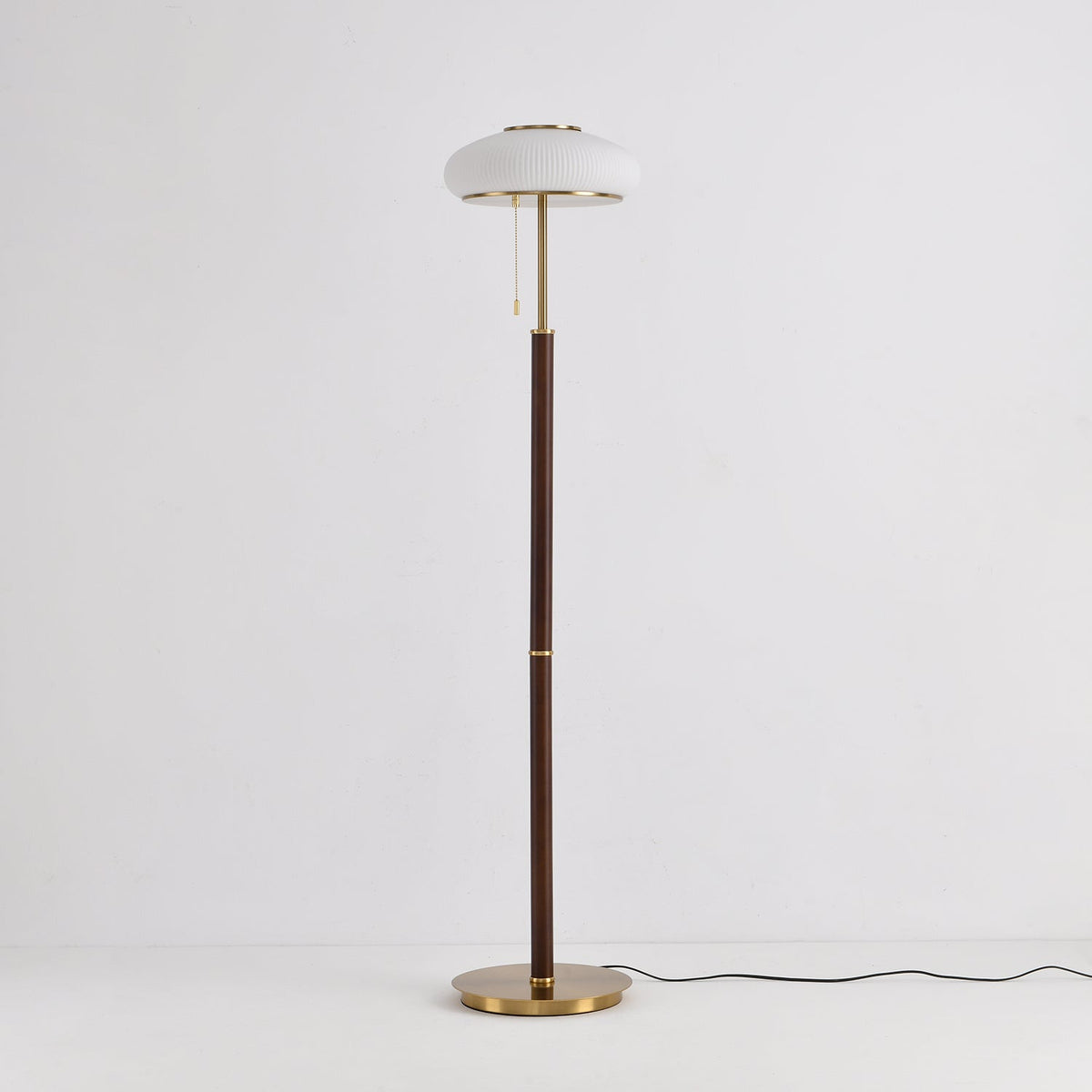 Lioralelia Vintage Glass Floor Lamp
