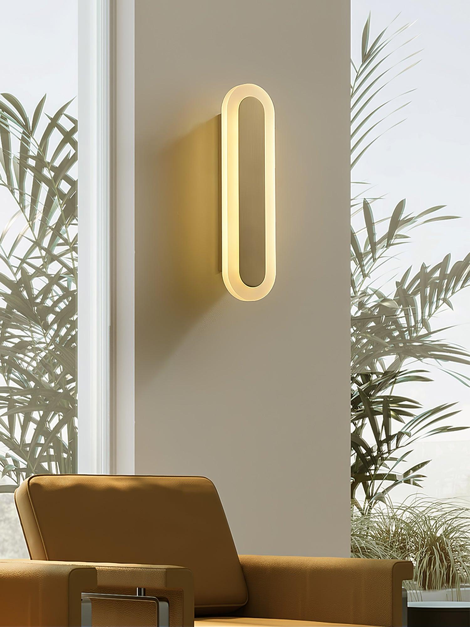Solanelle Modern Minimalist Brass Wall Lamp