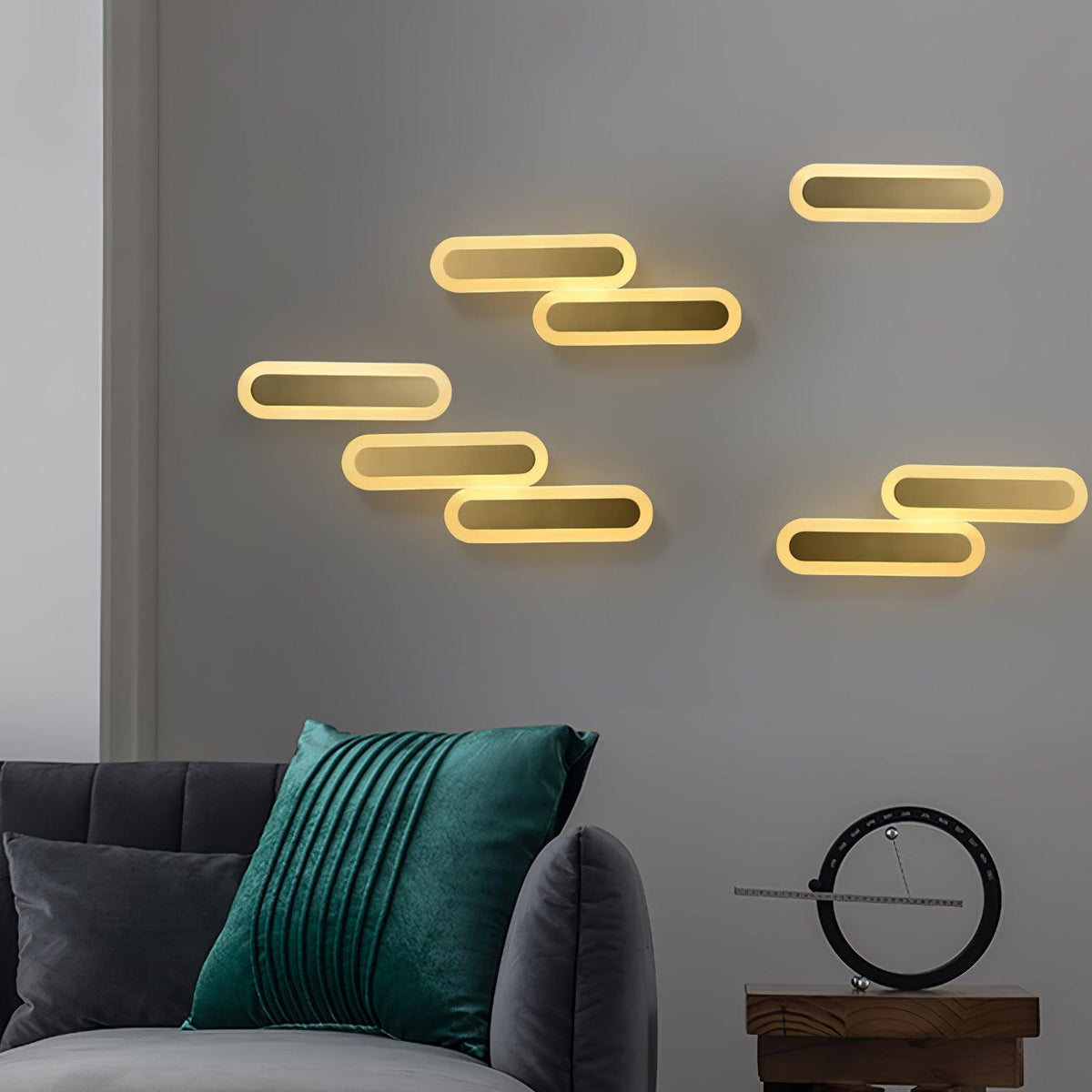 Solanelle Modern Minimalist Brass Wall Lamp