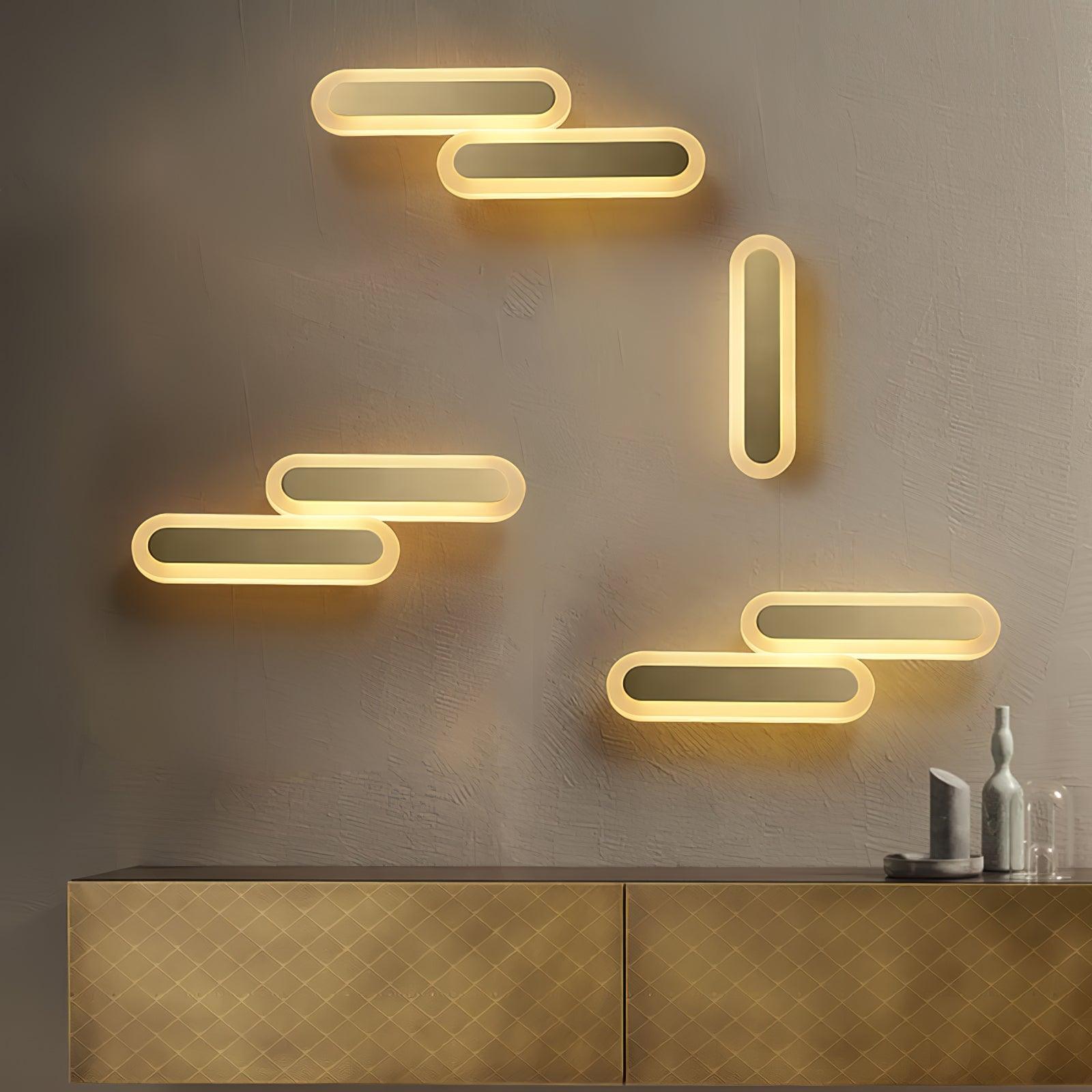 Solanelle Modern Minimalist Brass Wall Lamp
