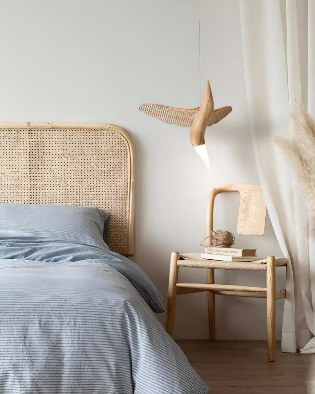 Elsilor Avian-Inspired Wood Pendant Light