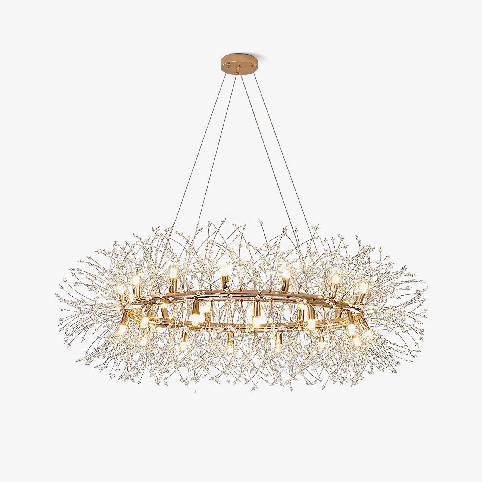 Arderian Chandelier Dandelion Round Stainless Steel