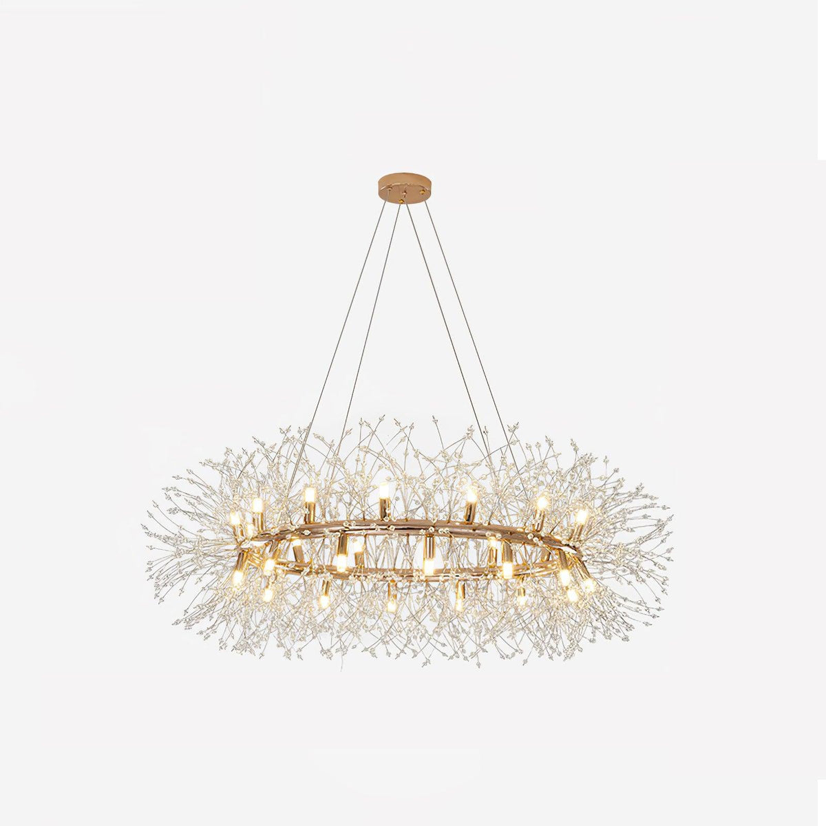 Arderian Chandelier Dandelion Round Stainless Steel