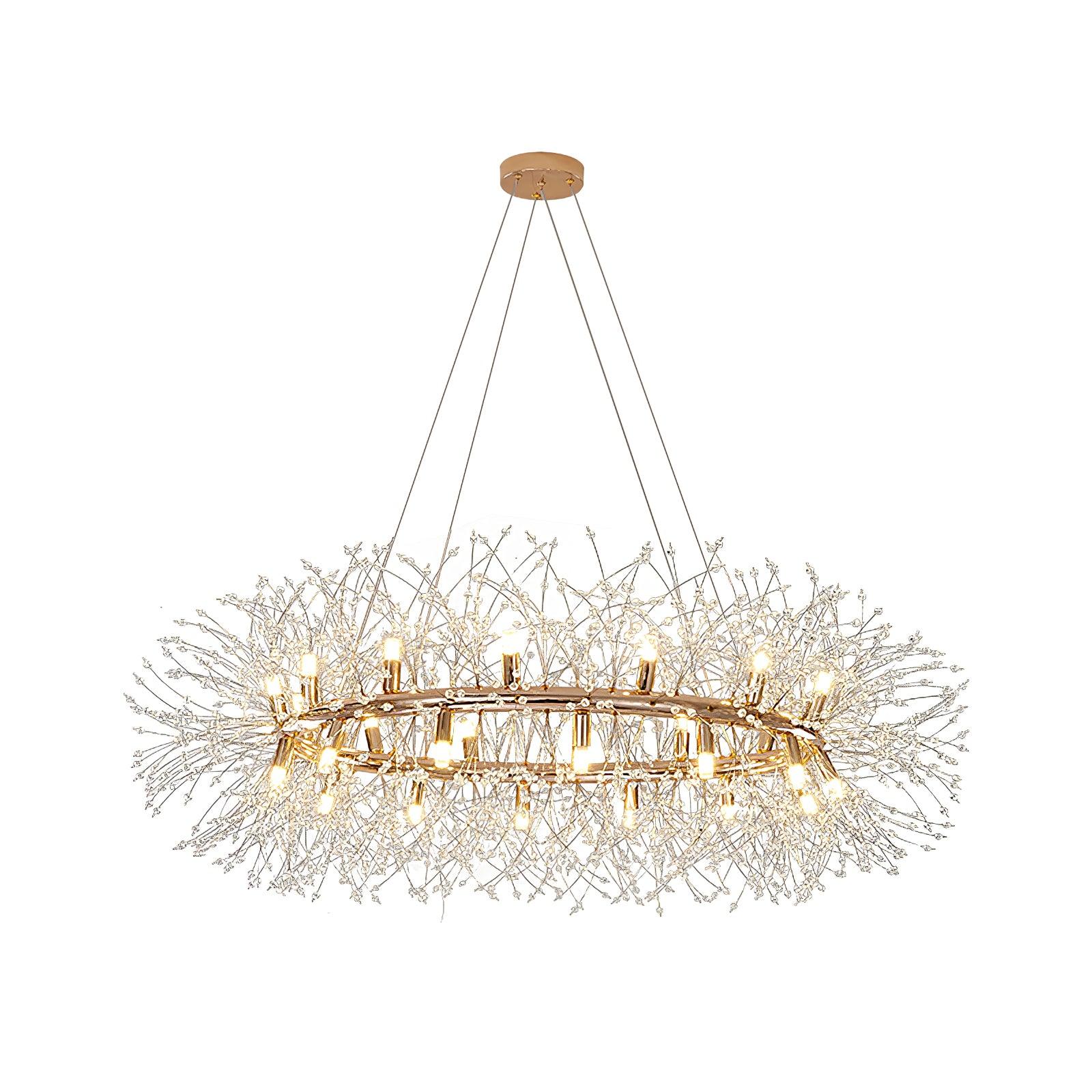 Arderian Chandelier Dandelion Round Stainless Steel