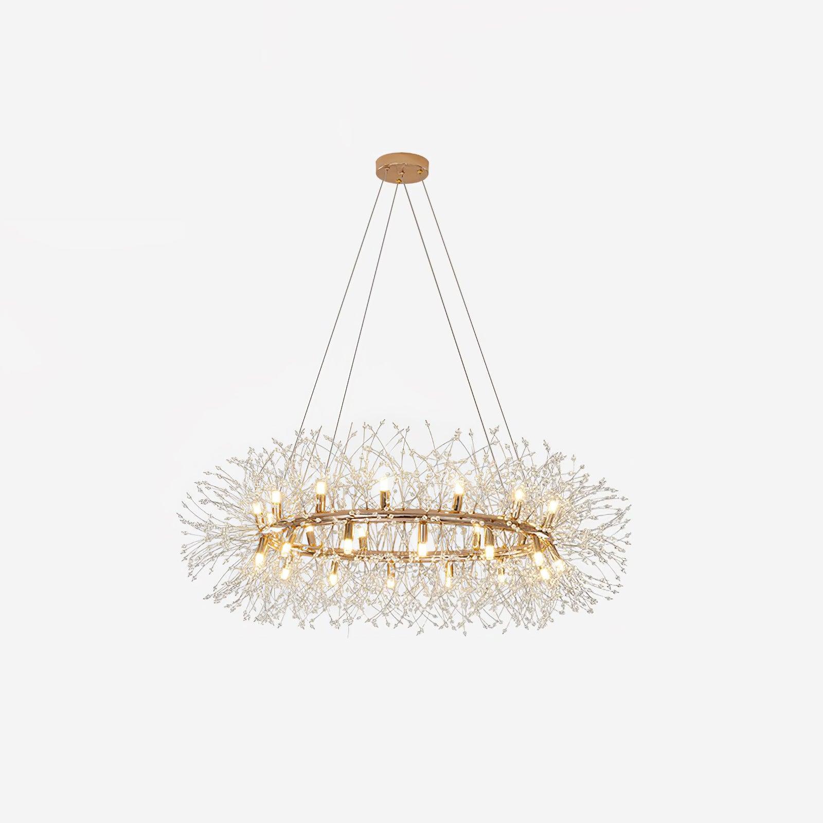 Arderian Chandelier Dandelion Round Stainless Steel