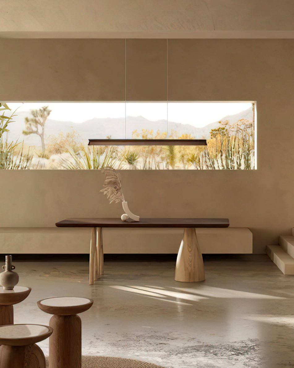 Aldeette Pendant Lamp Wooden Beam Minimalist