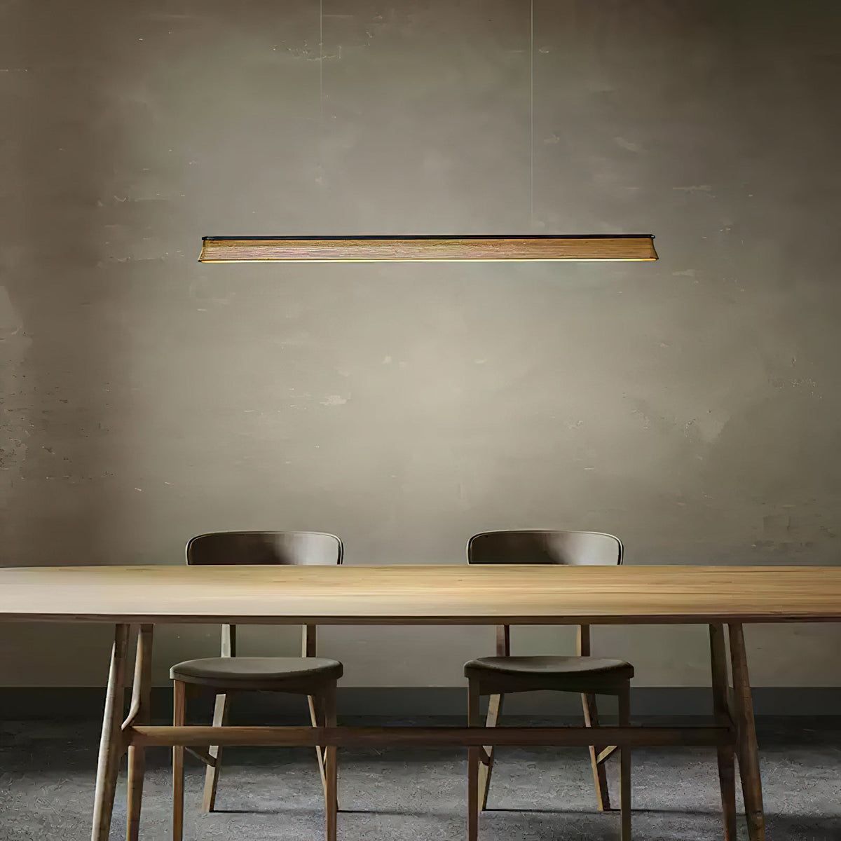 Aldeette Pendant Lamp Wooden Beam Minimalist