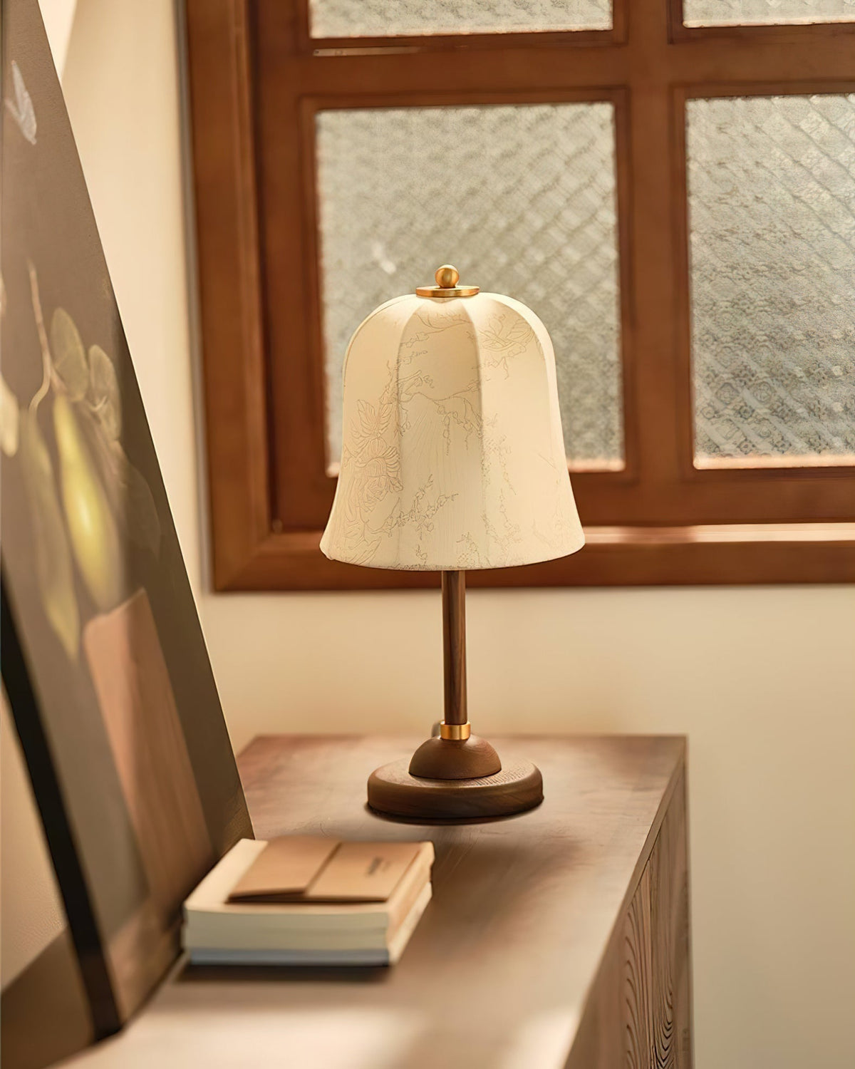 Ivelen Wabi-Sabi Wood Desk Lamp