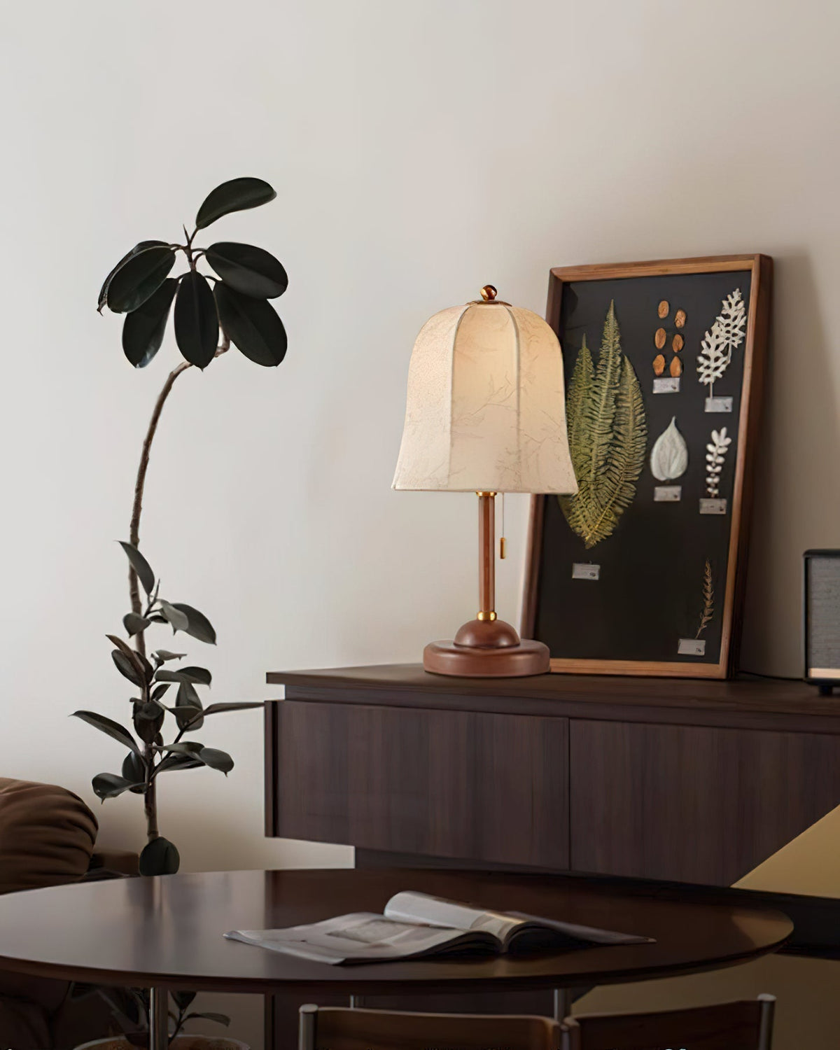 Ivelen Wabi-Sabi Wood Desk Lamp
