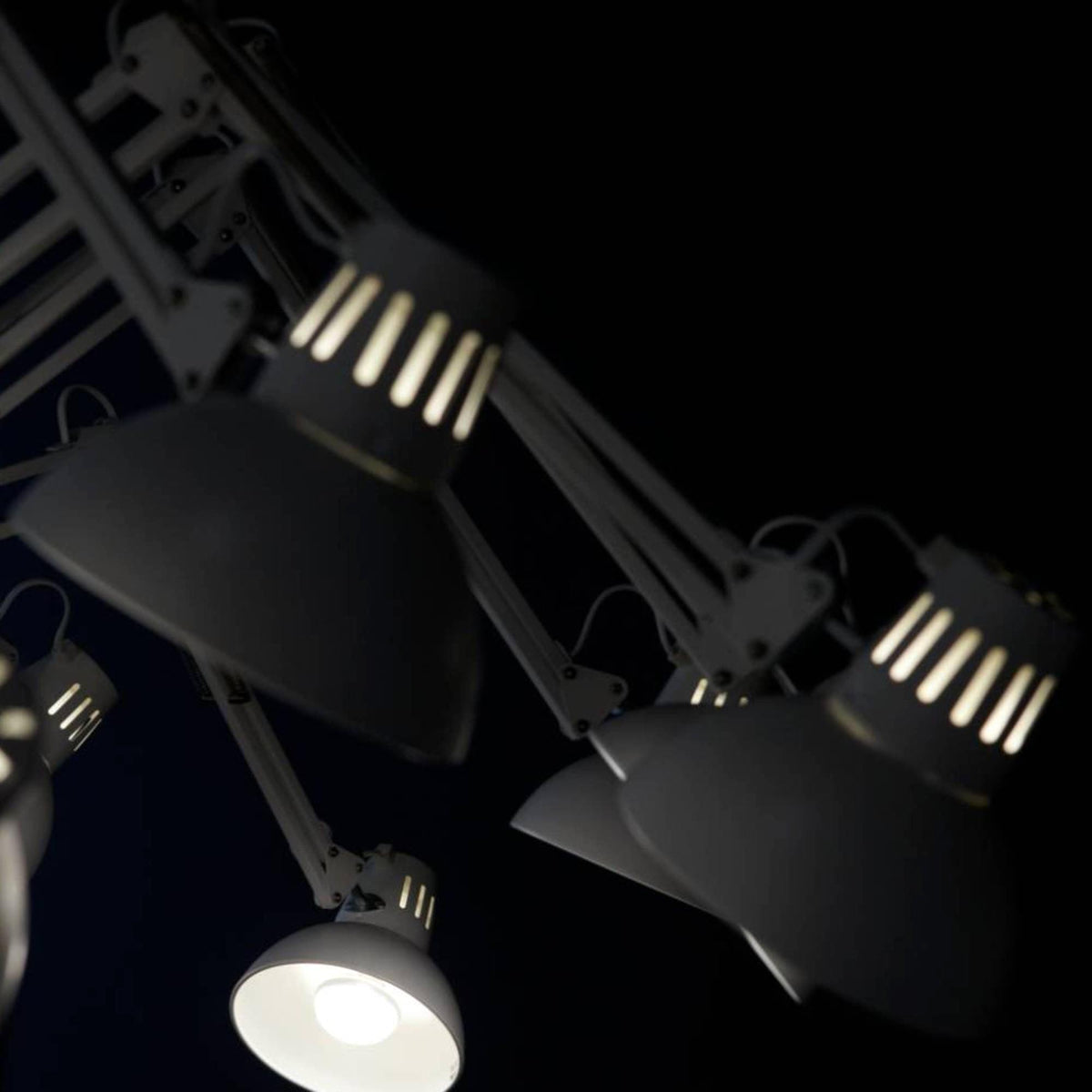 Livenu Chandelier Black Adjustable Multi Arm