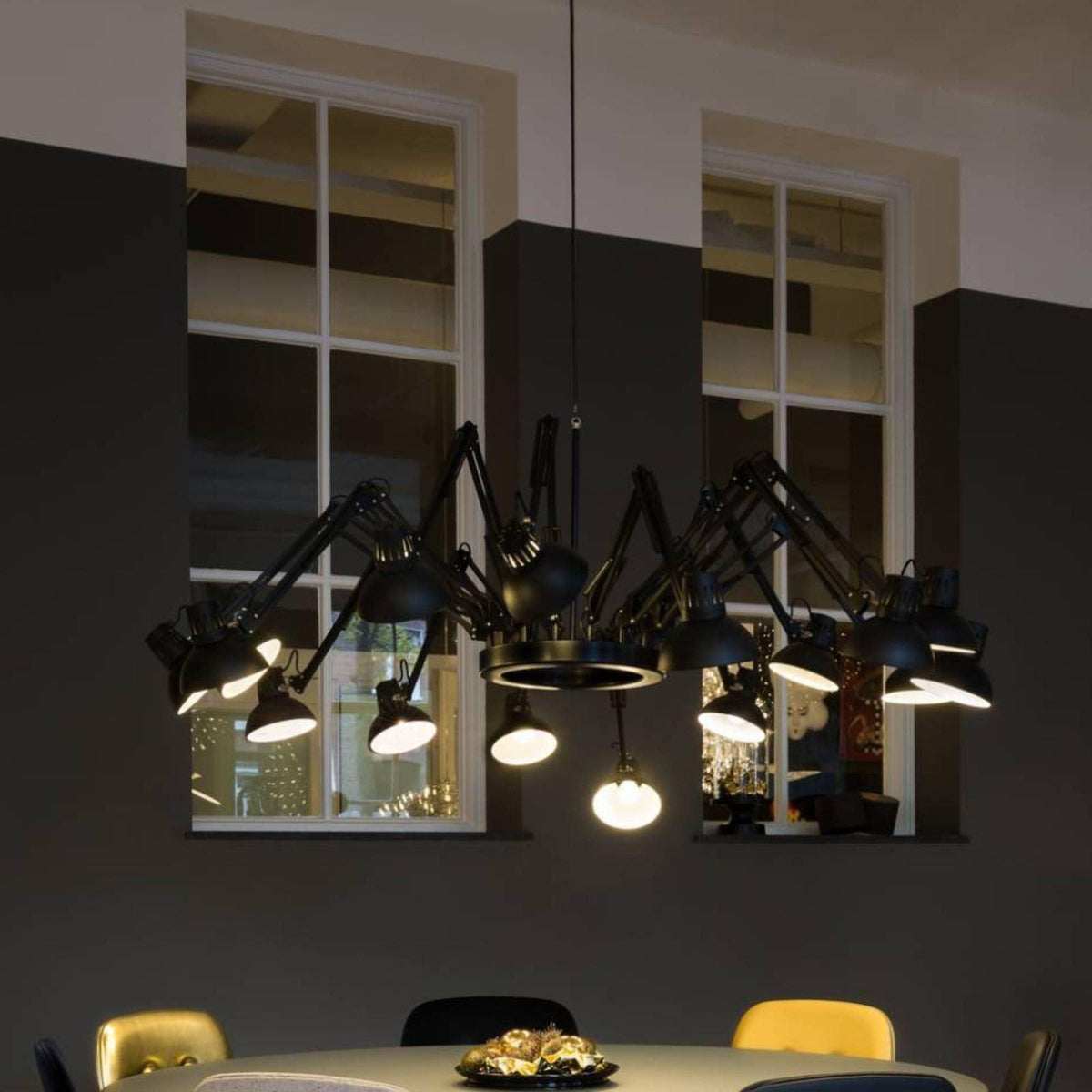 Livenu Chandelier Black Adjustable Multi Arm