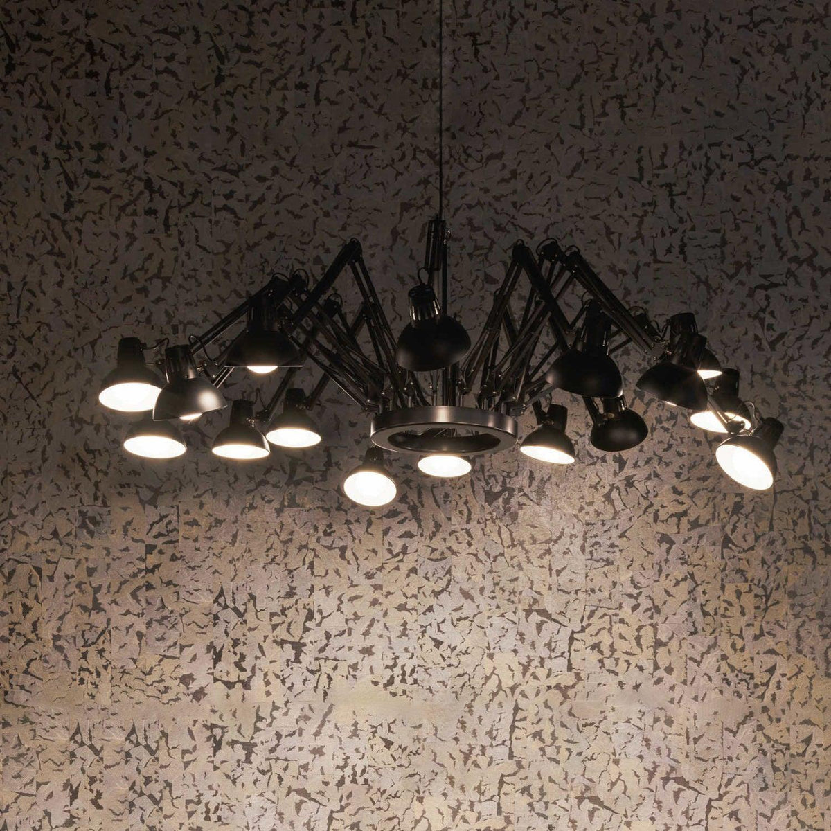 Livenu Chandelier Black Adjustable Multi Arm