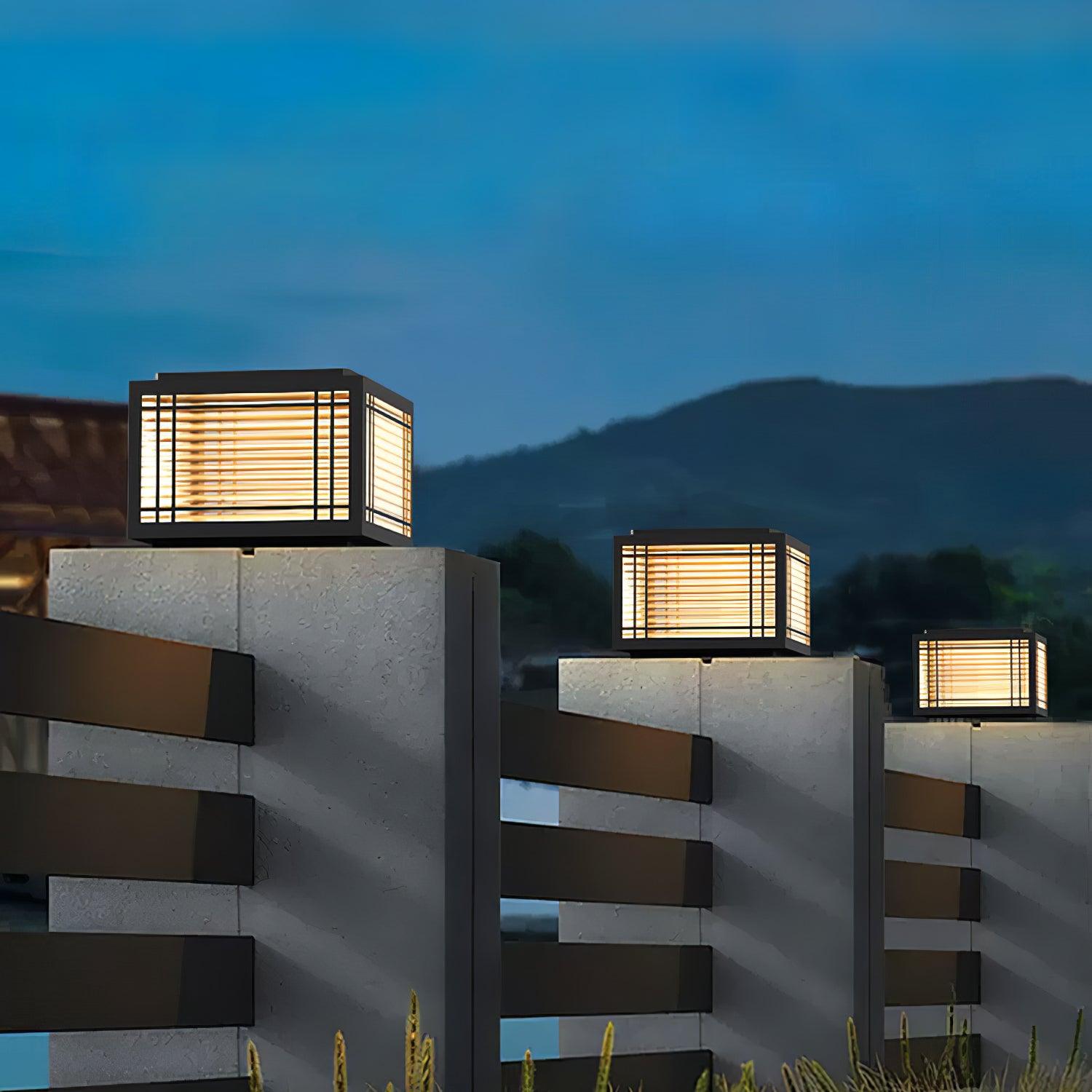 Glorin Steel Japanese-inspired Table Lamp