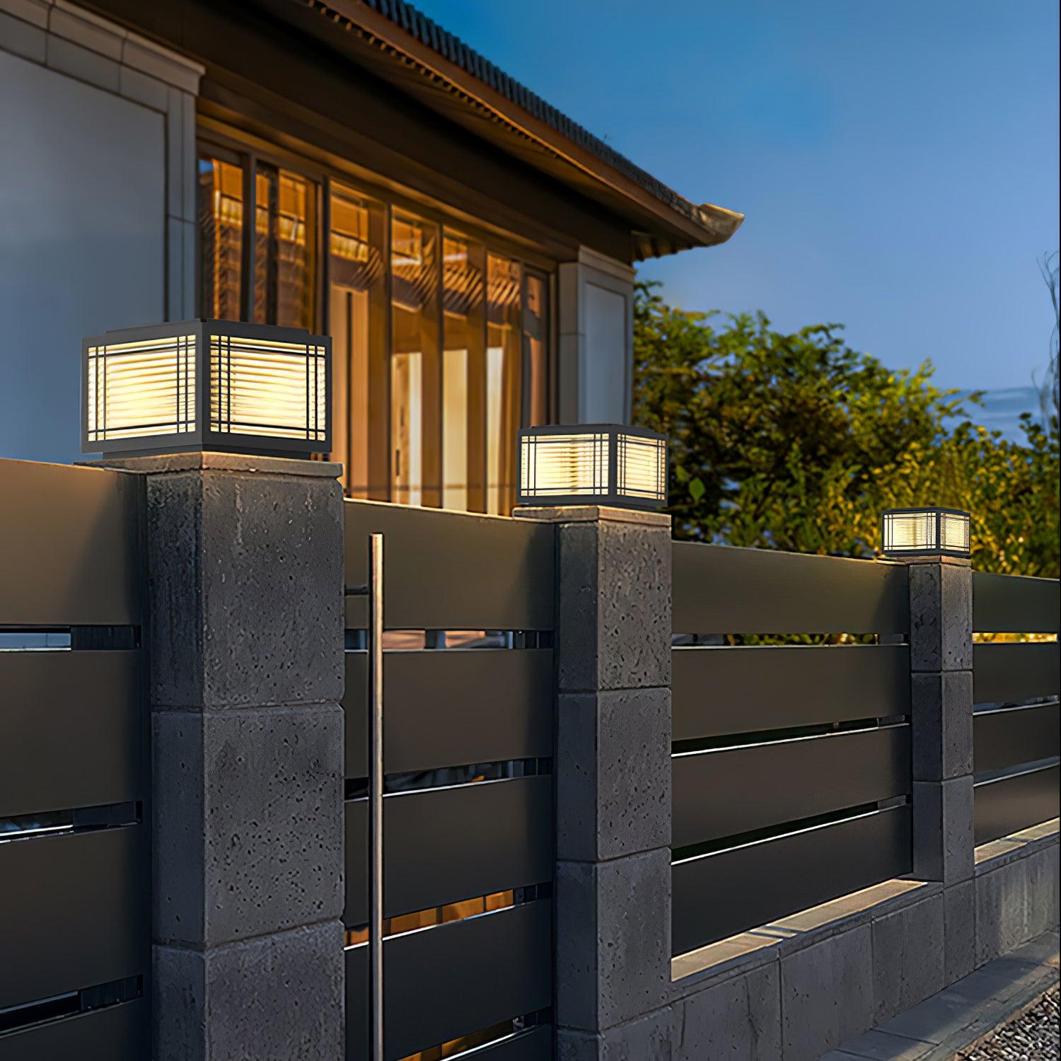 Glorin Steel Japanese-inspired Table Lamp