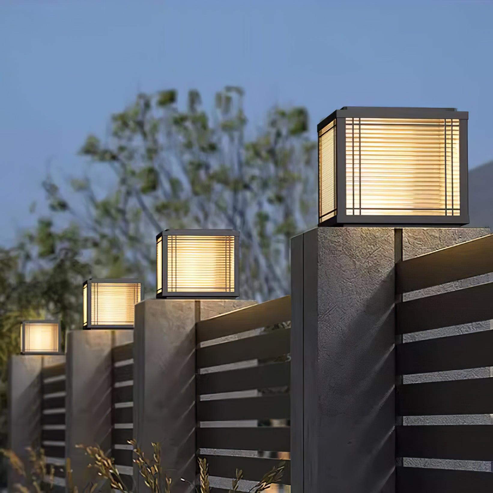 Glorin Steel Japanese-inspired Table Lamp